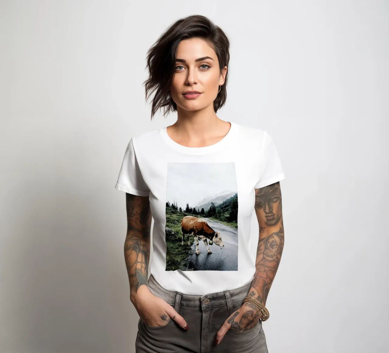 Making Moo-ves t-shirt da donna da Natural Kingdom