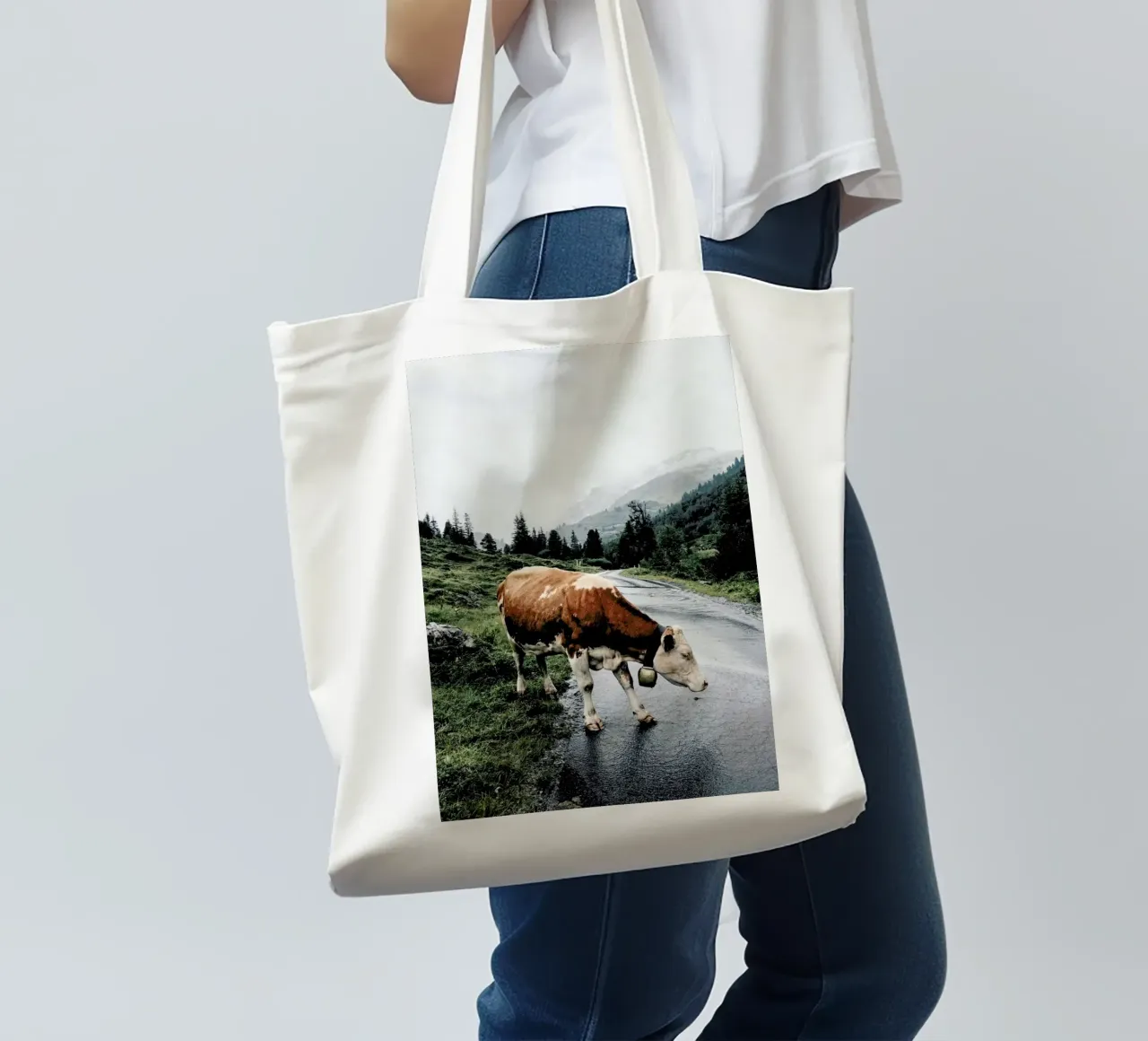 Making Moo-ves borsa in juta da Natural Kingdom