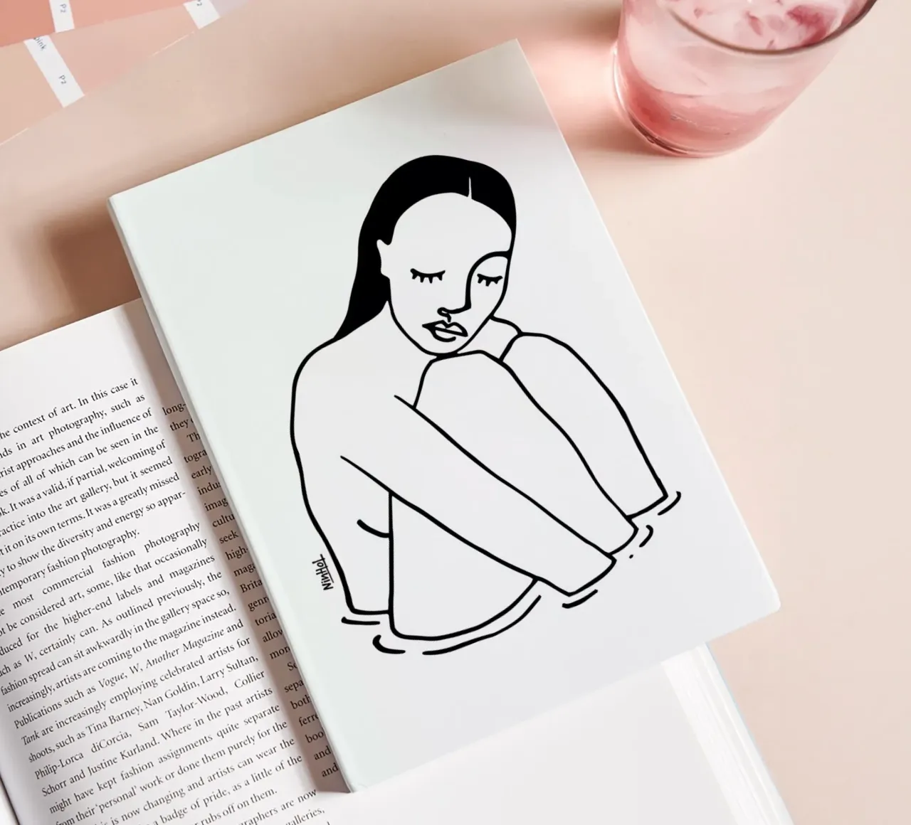 Alone Line notebook by Ninhol