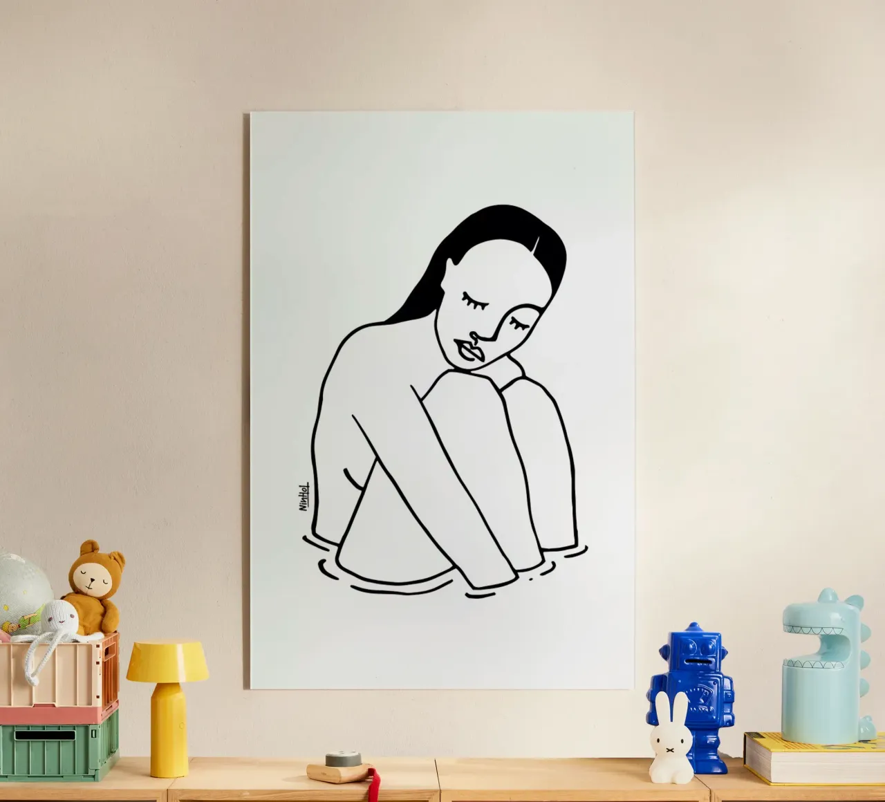 Alone Line plexiglass da Ninhol