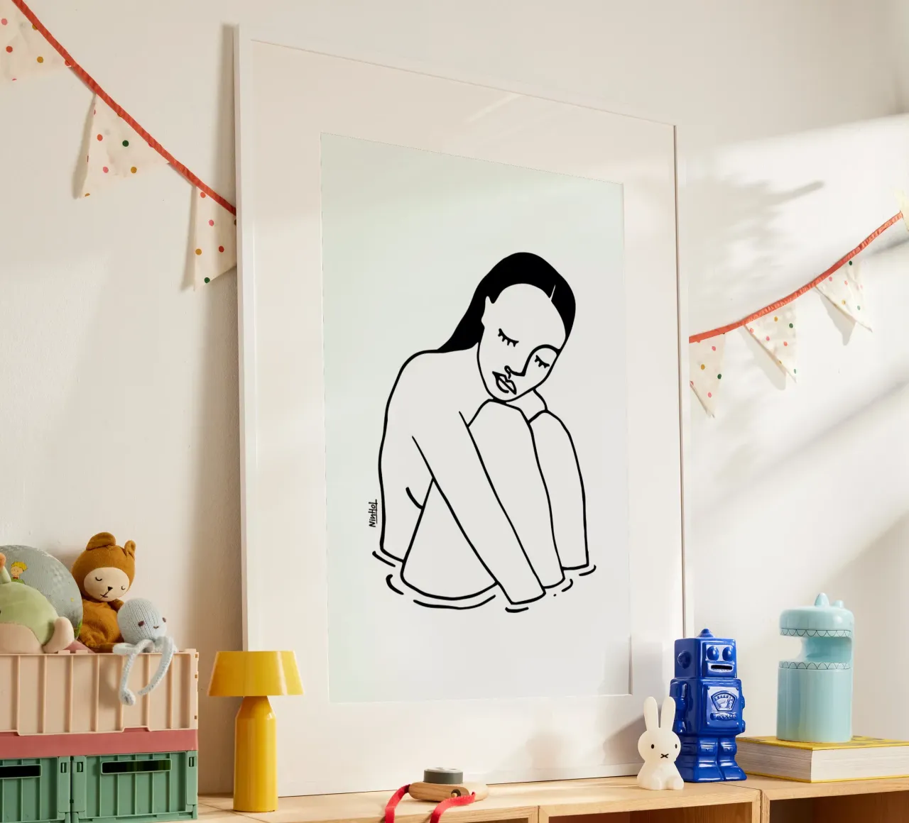 Alone Line poster da Ninhol