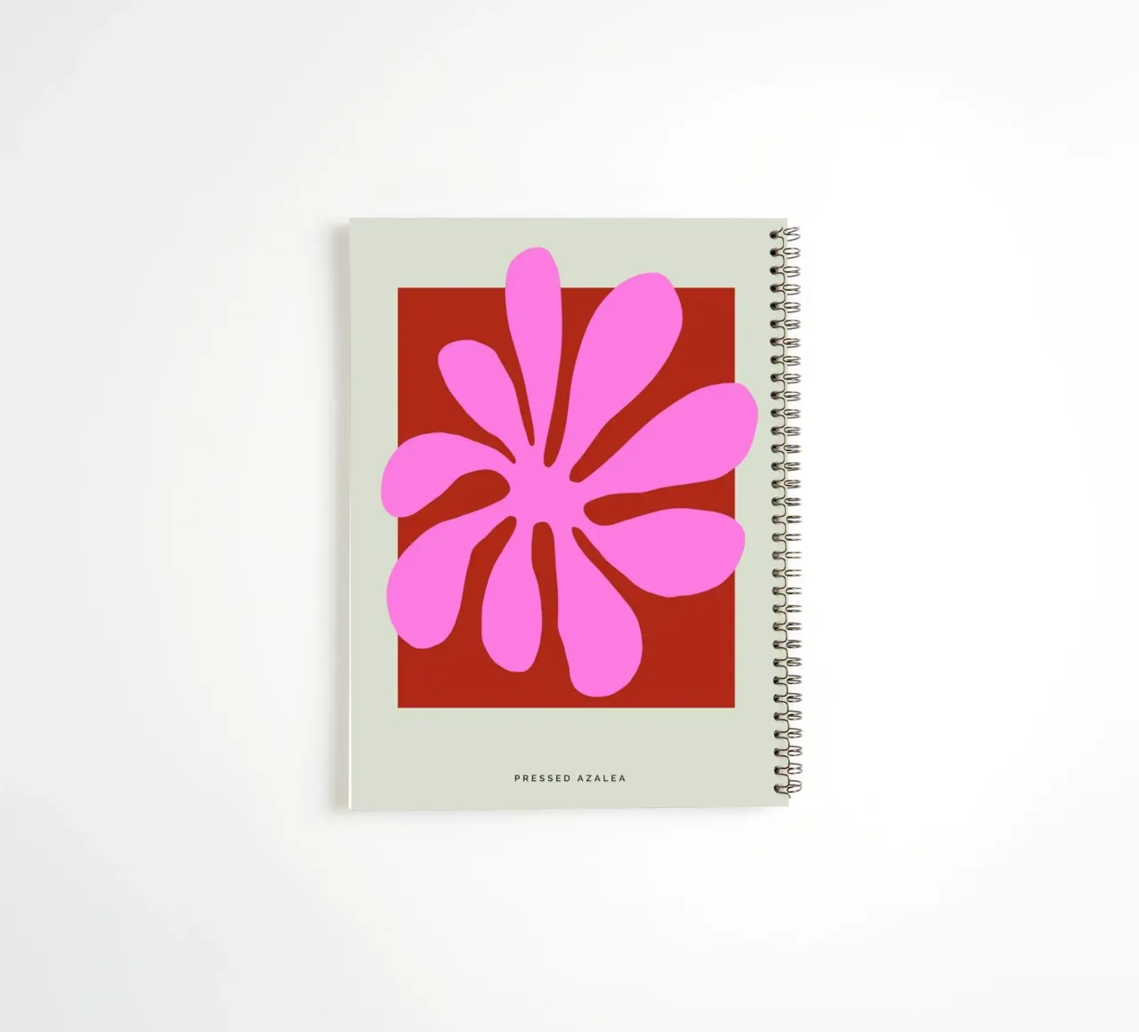 Pressed Azalea spiral notebook by Studio One