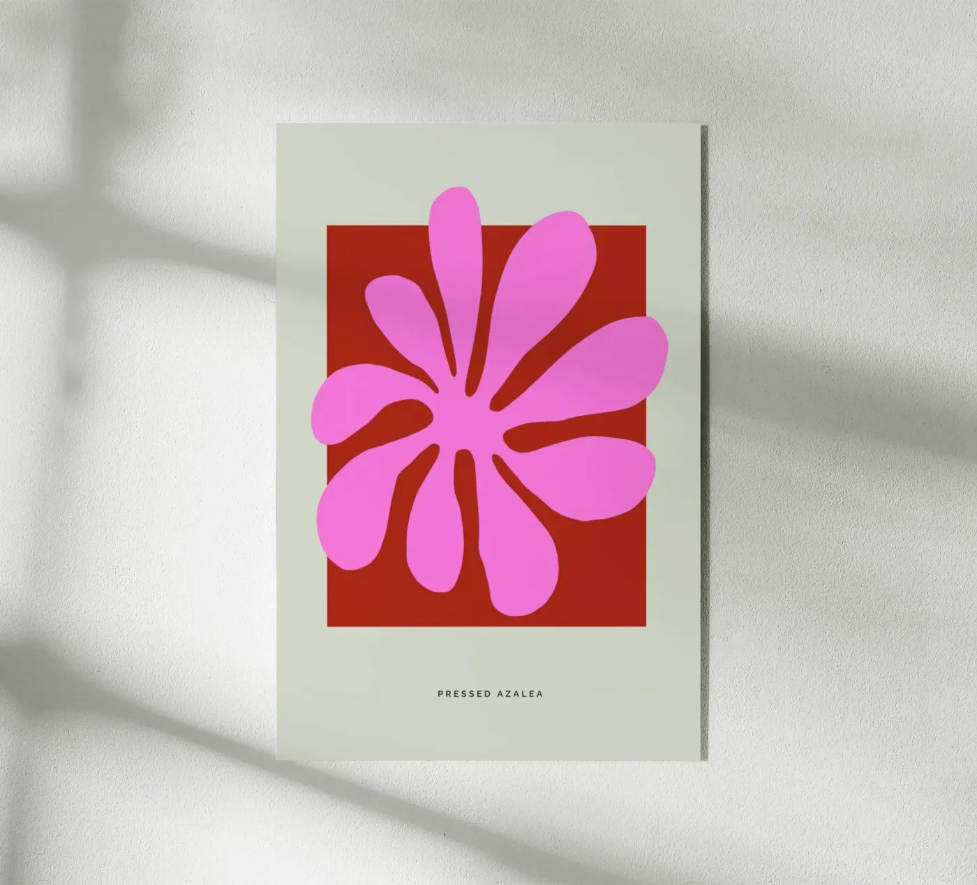 Pressed Azalea acrylic glass by Studio One