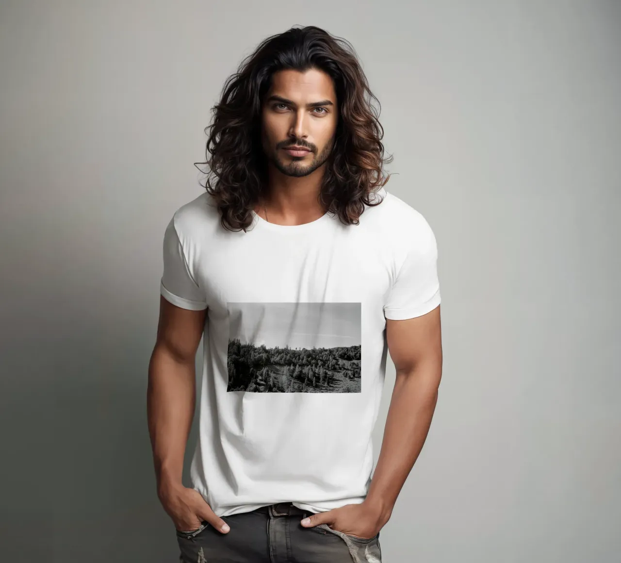 Trees On The Ridge t-shirt da Nur Mut