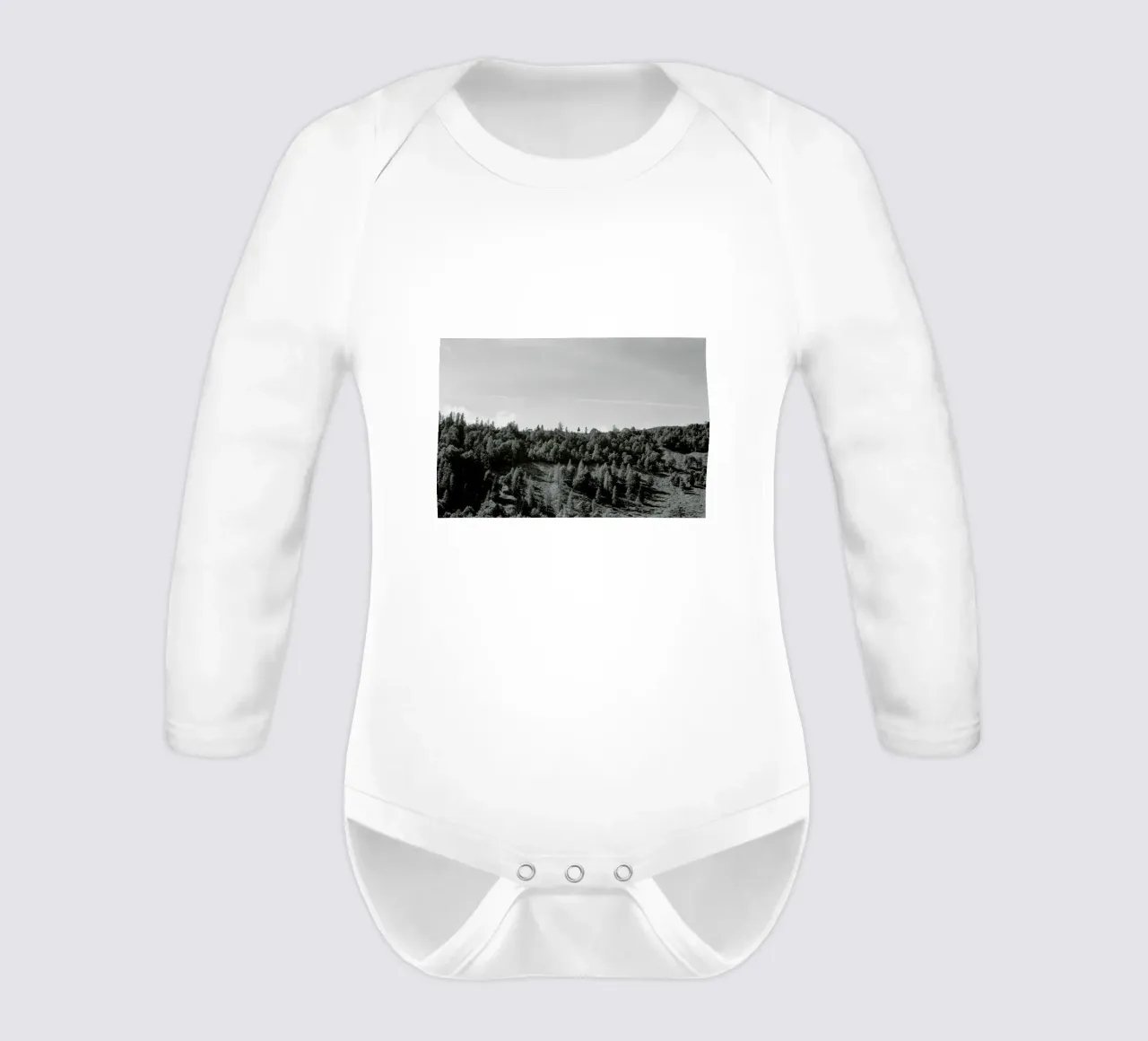 Trees On The Ridge body neonato maniche lunghe da Nur Mut