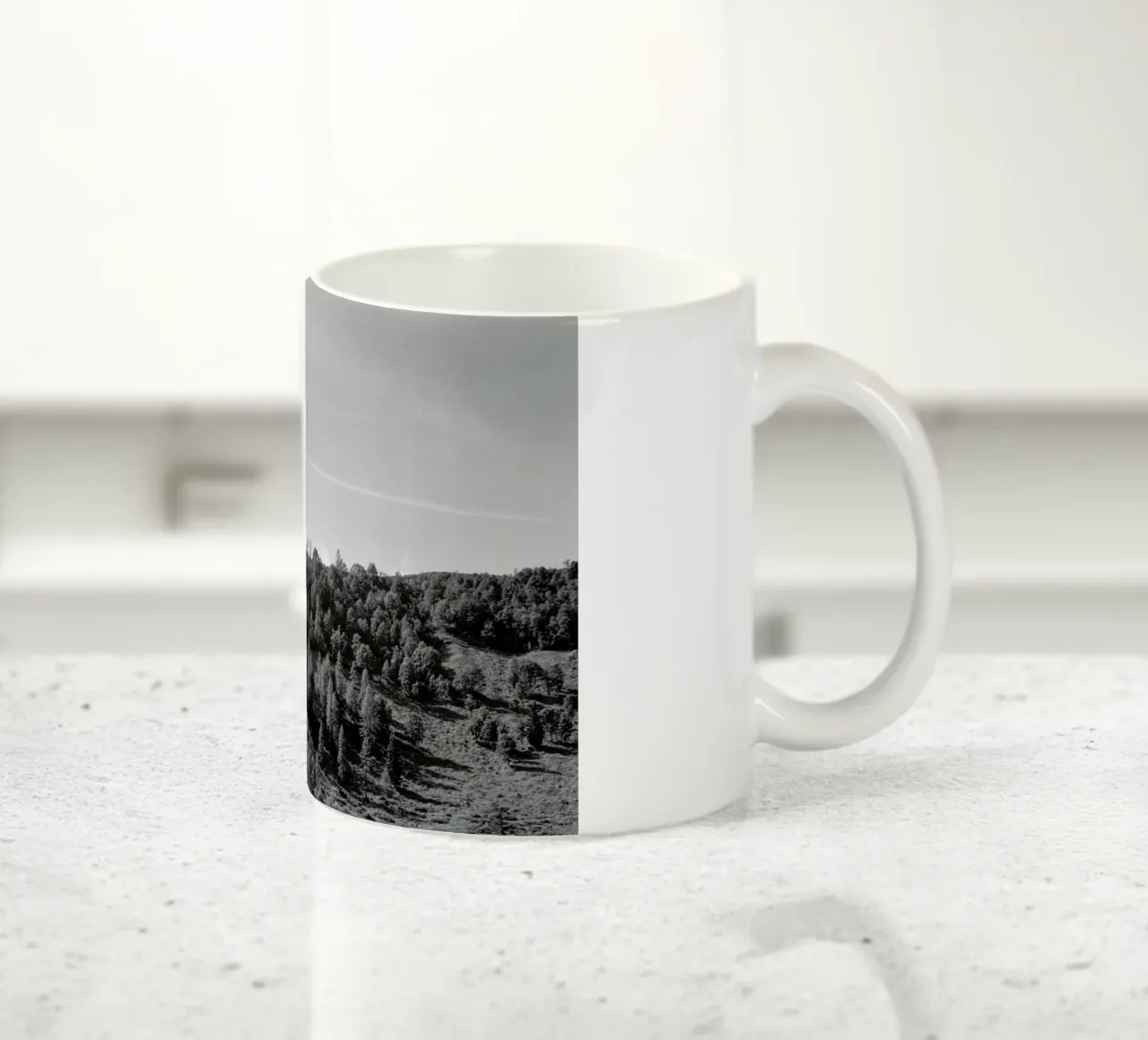 Trees On The Ridge tazza in ceramica da Nur Mut