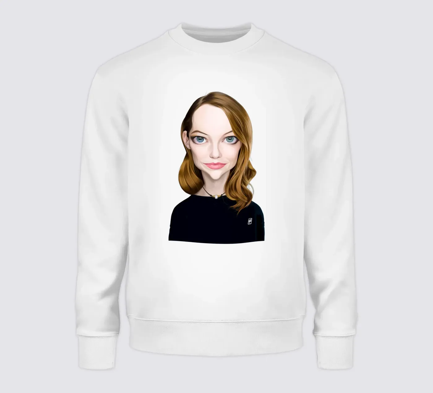 Emma Stone felpa da Rob Art | Illustration
