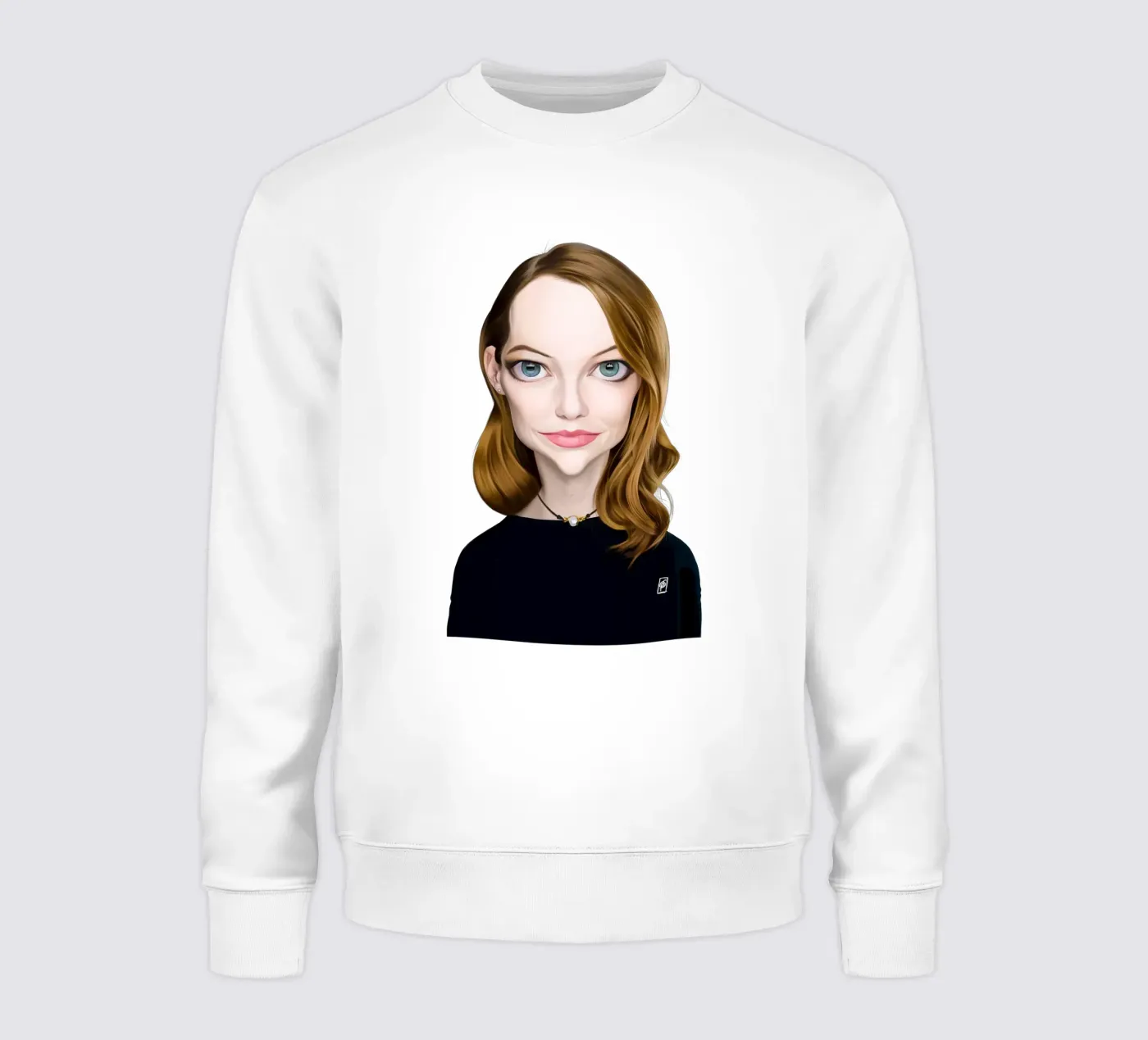 Emma Stone felpa da Rob Art | Illustration
