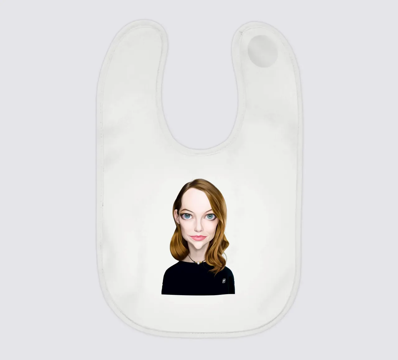 Emma Stone bavaglino da Rob Art | Illustration