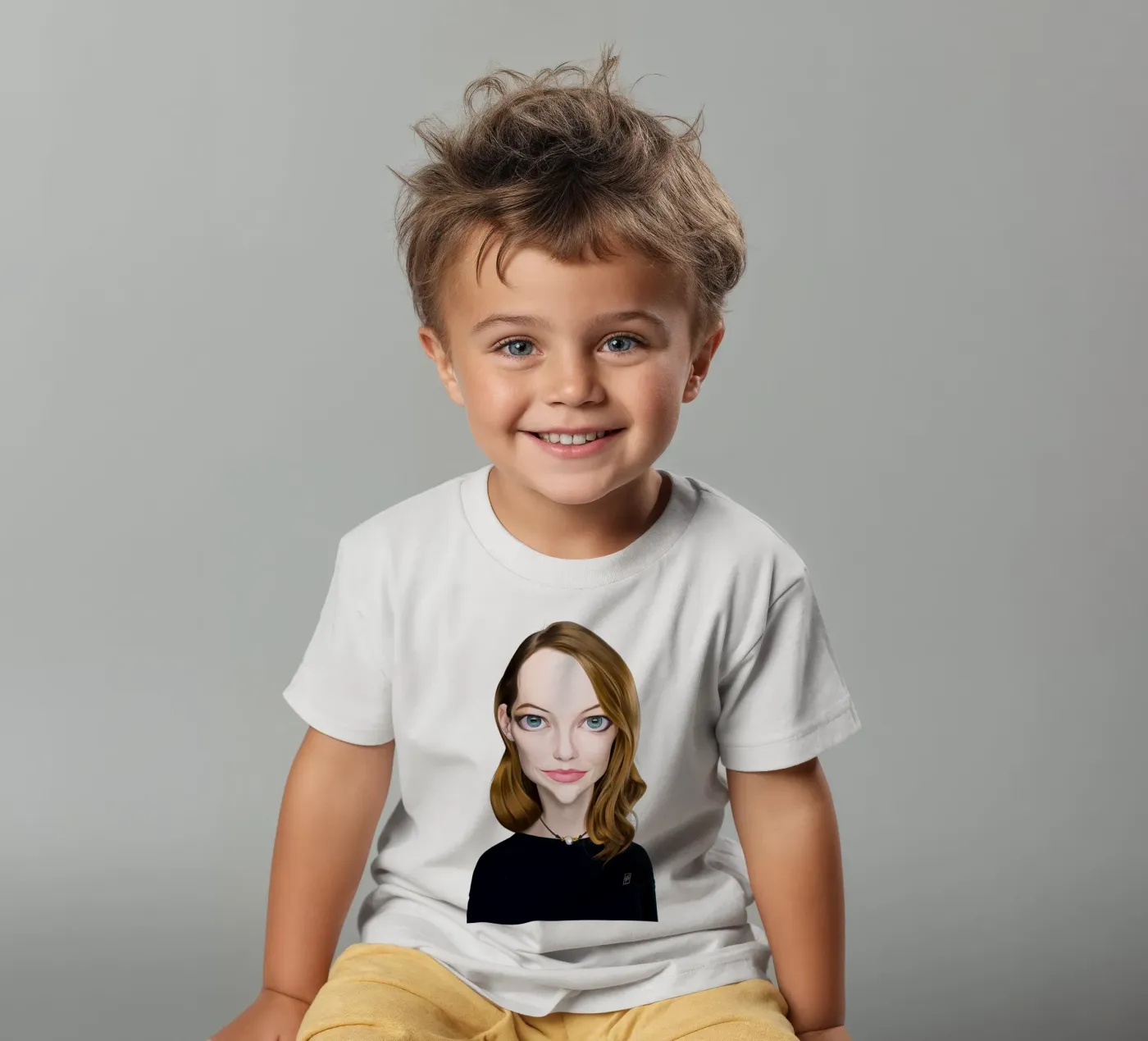 Emma Stone t-shirt bambini da Rob Art | Illustration
