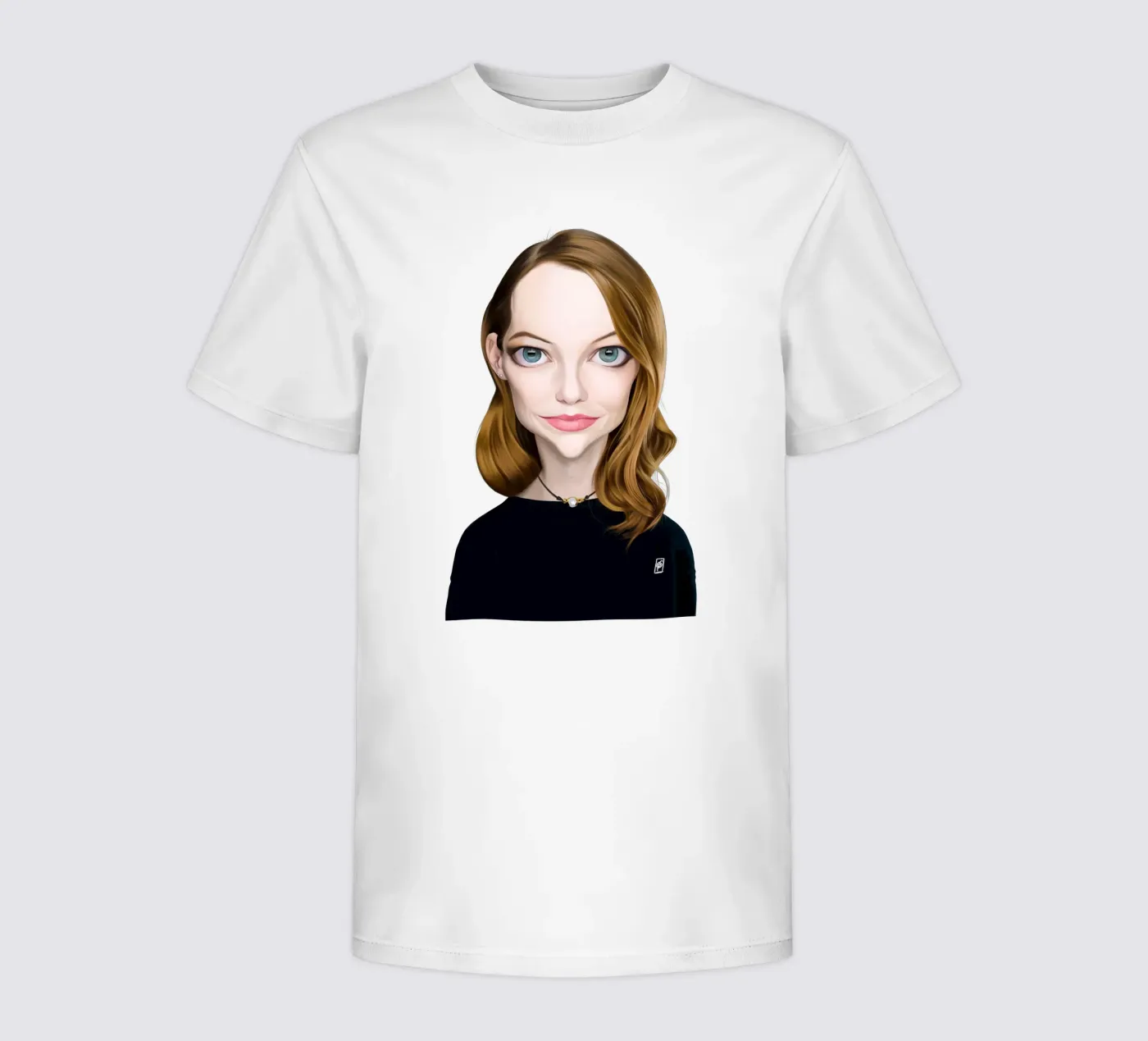 Emma Stone t-shirt bambini da Rob Art | Illustration