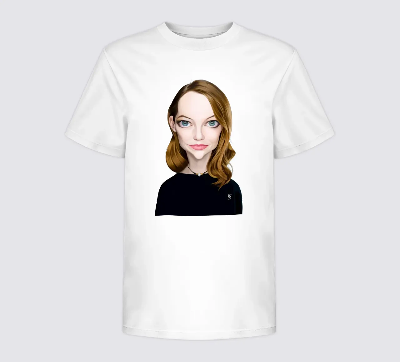 Emma Stone kids t-shirt by Rob Art | Illustration