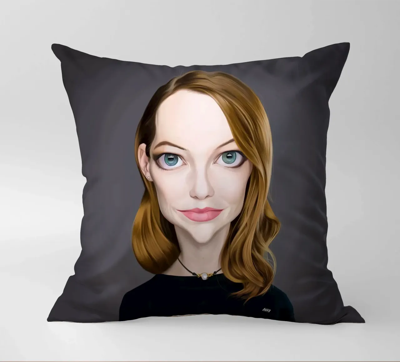 Emma Stone cuscino da Rob Art | Illustration