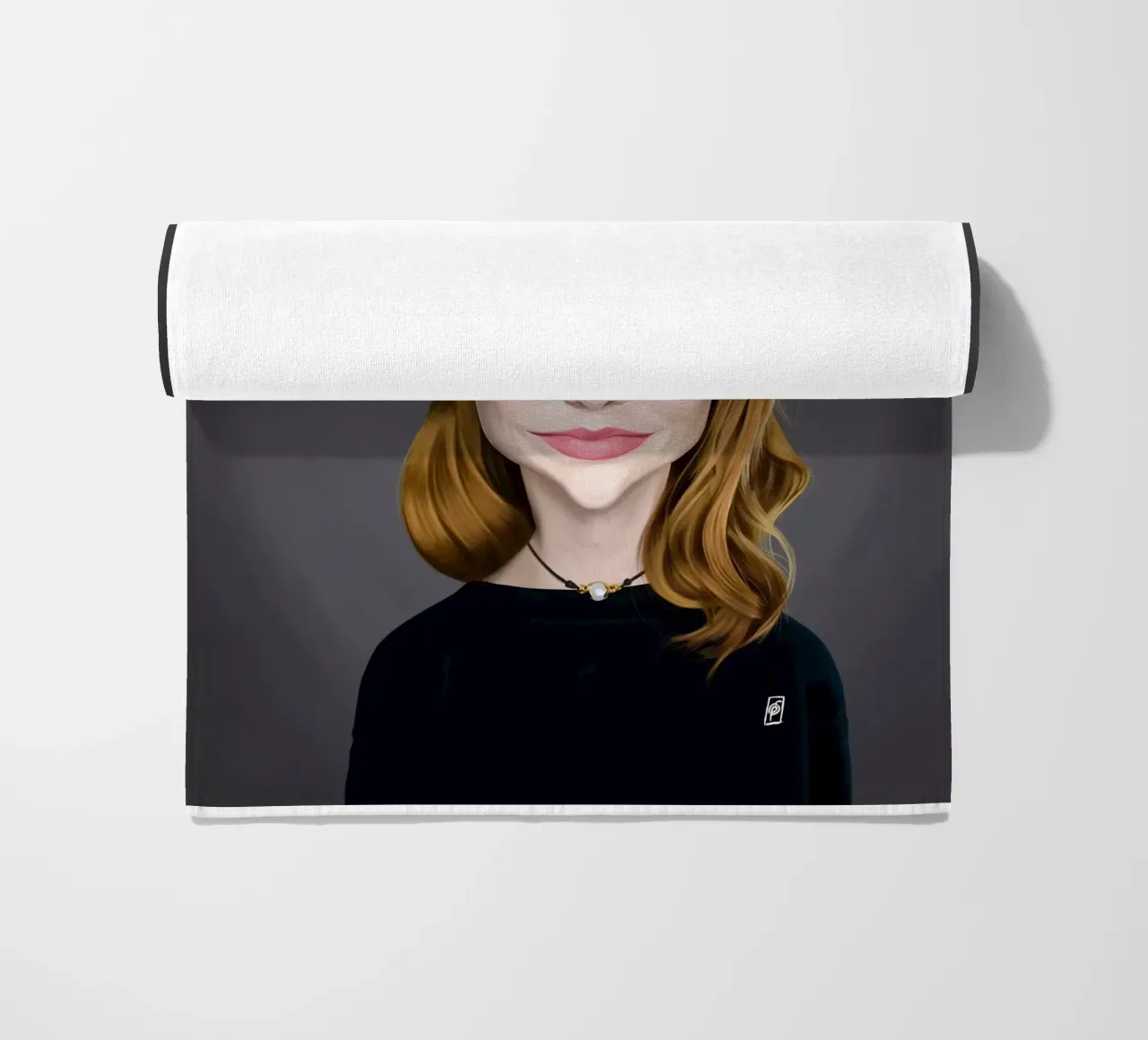 Emma Stone telo mare da Rob Art | Illustration