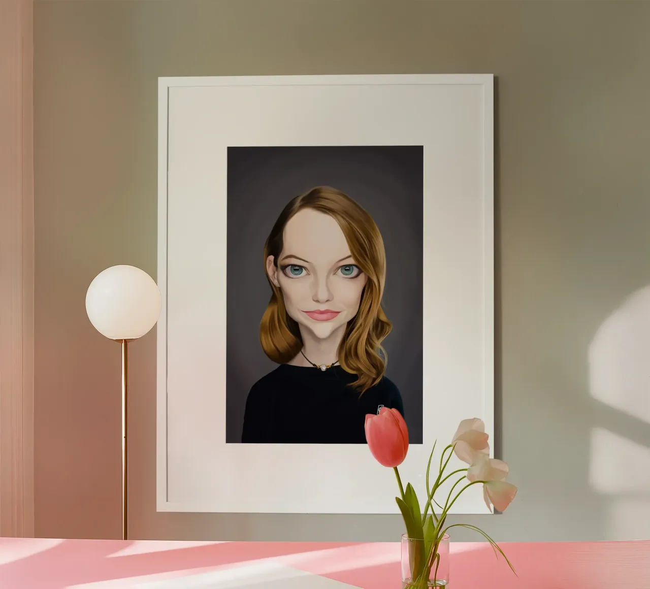 Emma Stone hahnemühle van Rob Art | Illustration