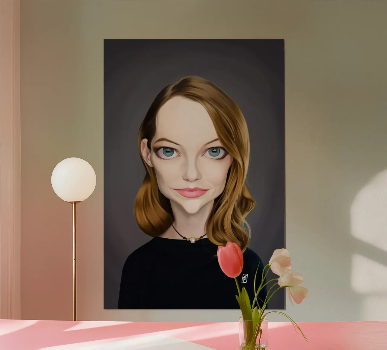 Emma Stone hahnemühle van Rob Art | Illustration