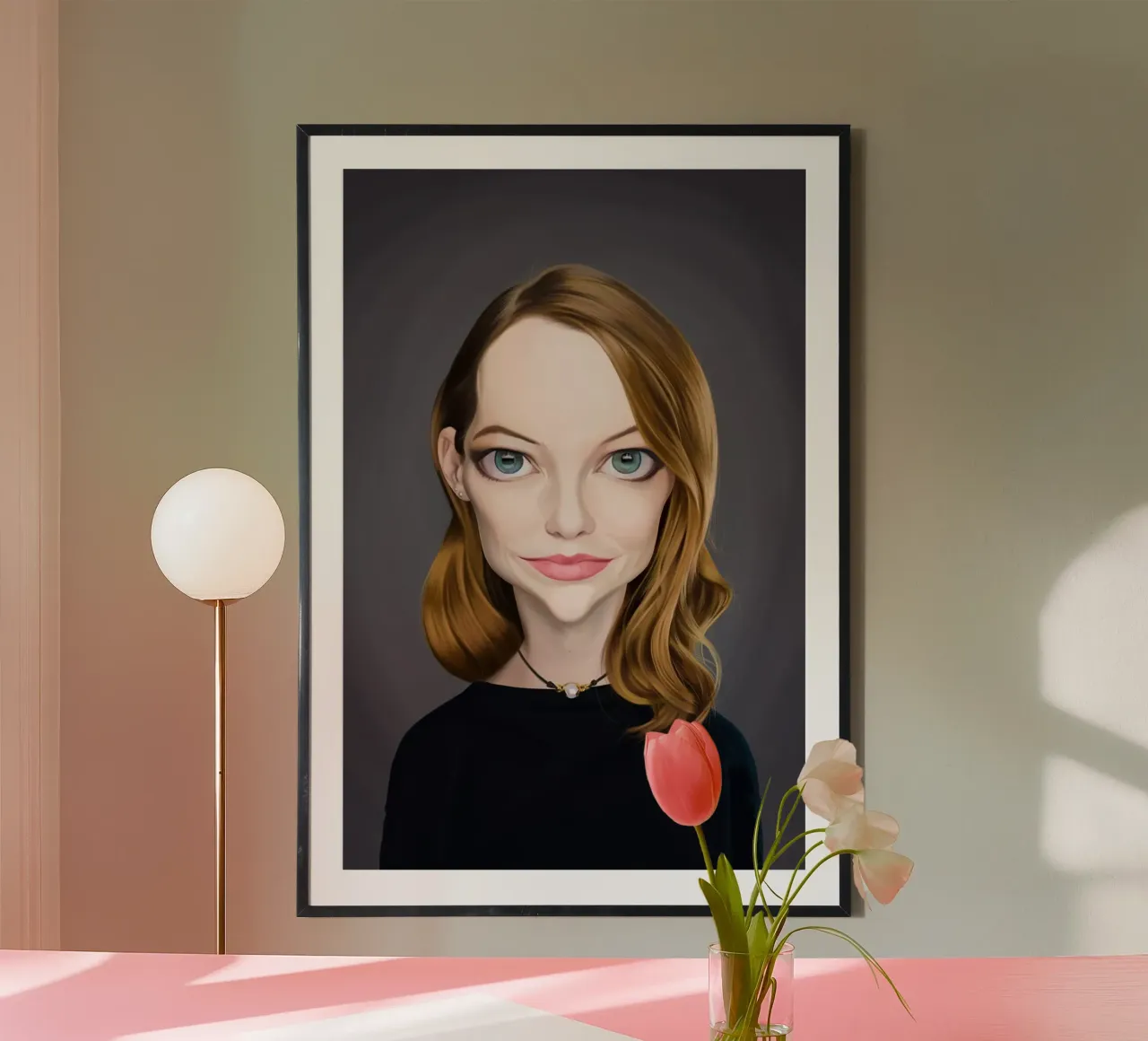 Emma Stone hahnemühle van Rob Art | Illustration