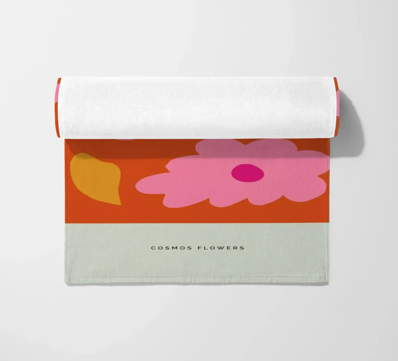 Cosmos Flowers II beach towel by Studio One
