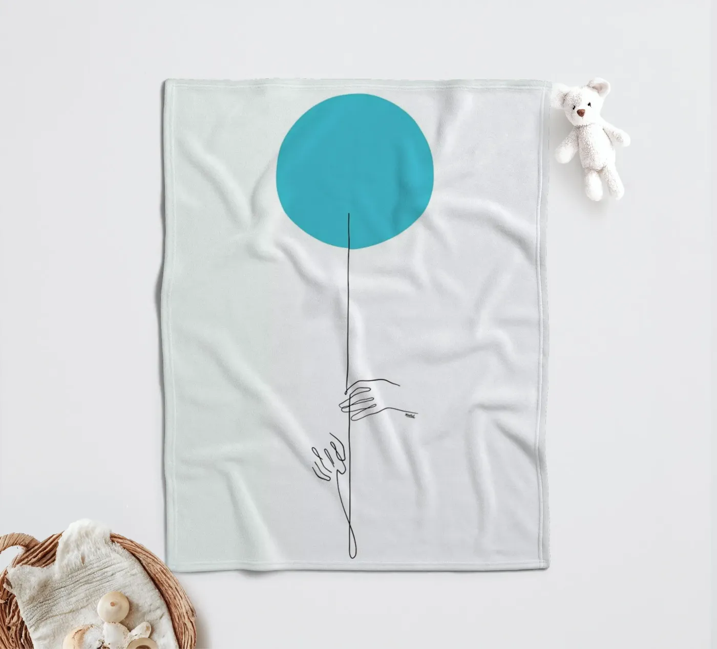 Balloon Fleecedecke von Ninhol