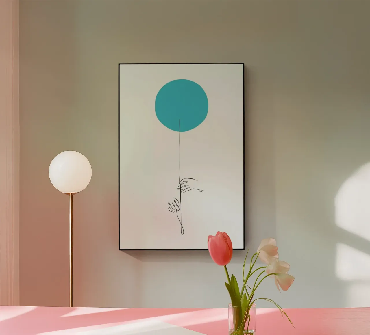 Balloon acrylic glass by Ninhol