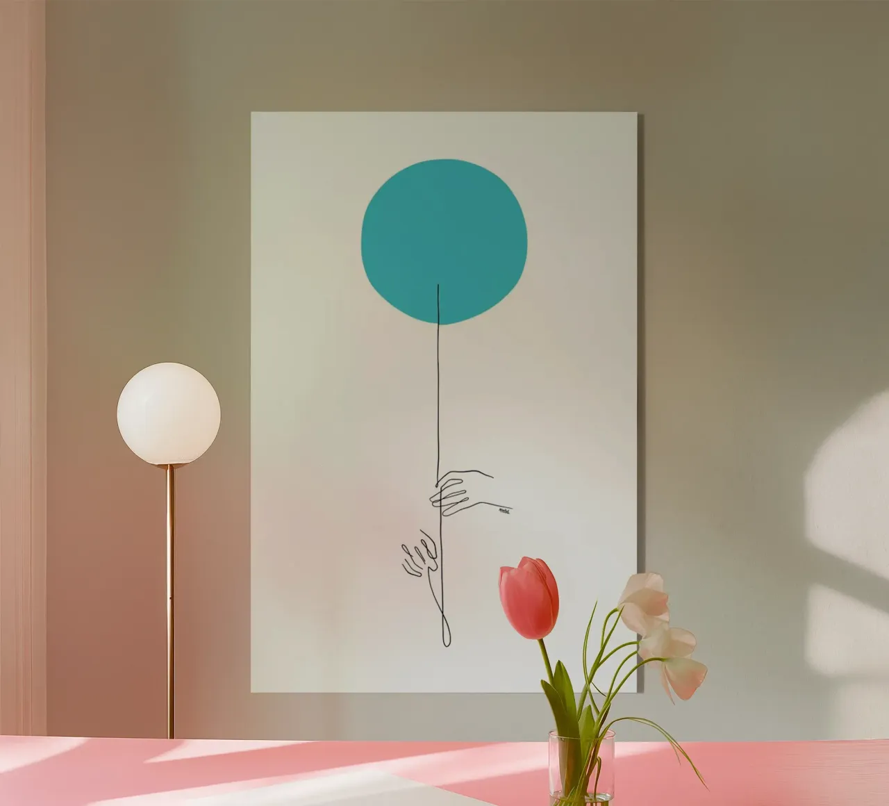 Balloon acrylic glass by Ninhol