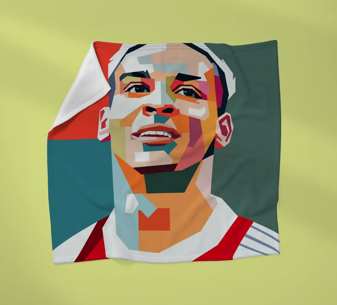 Anthony giocatore di calcio coperta in pile da Hantamrata