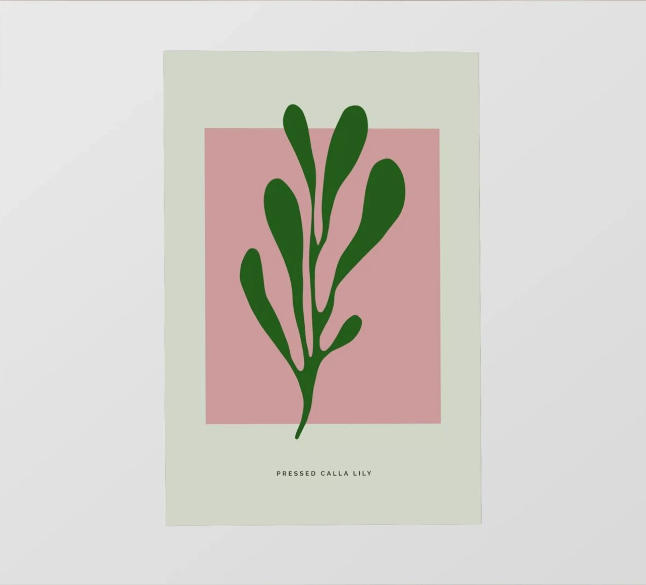 Pressed Calla Lily telo in pvc da Studio One