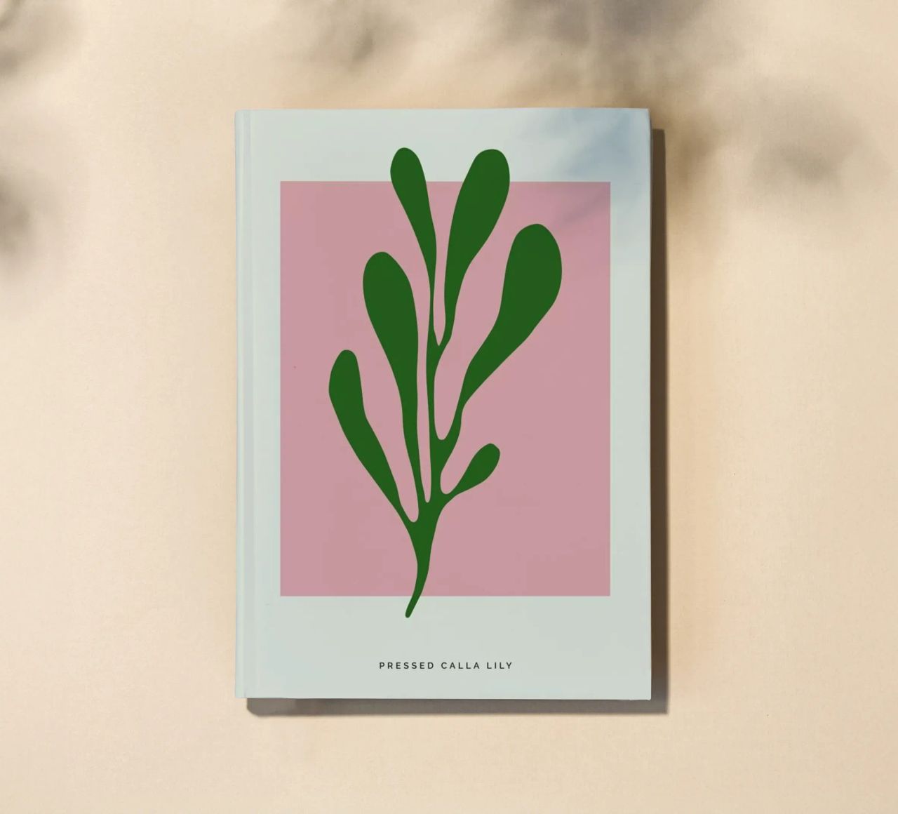 Pressed Calla Lily carnet de notes de Studio One