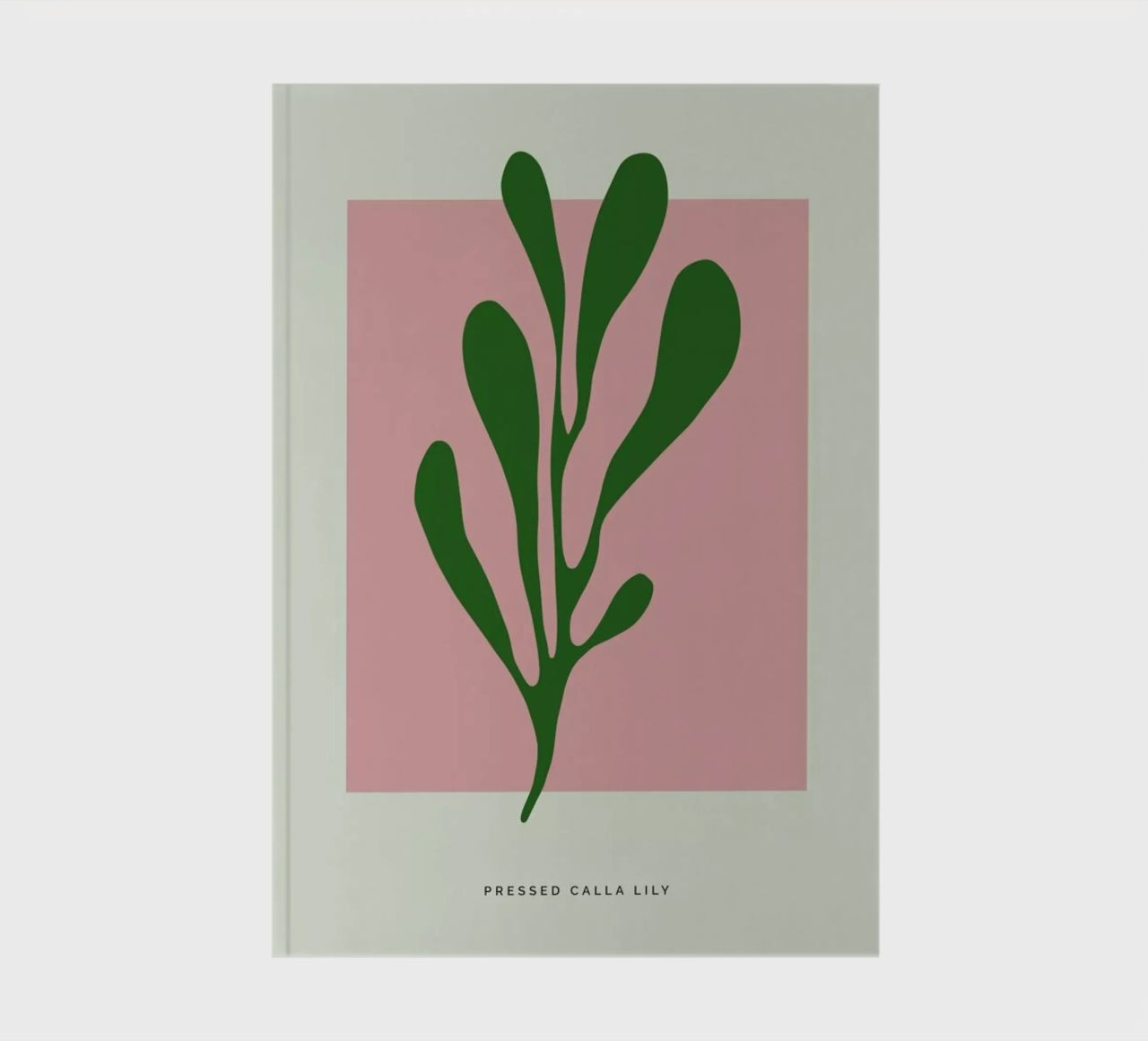 Pressed Calla Lily carnet de notes de Studio One