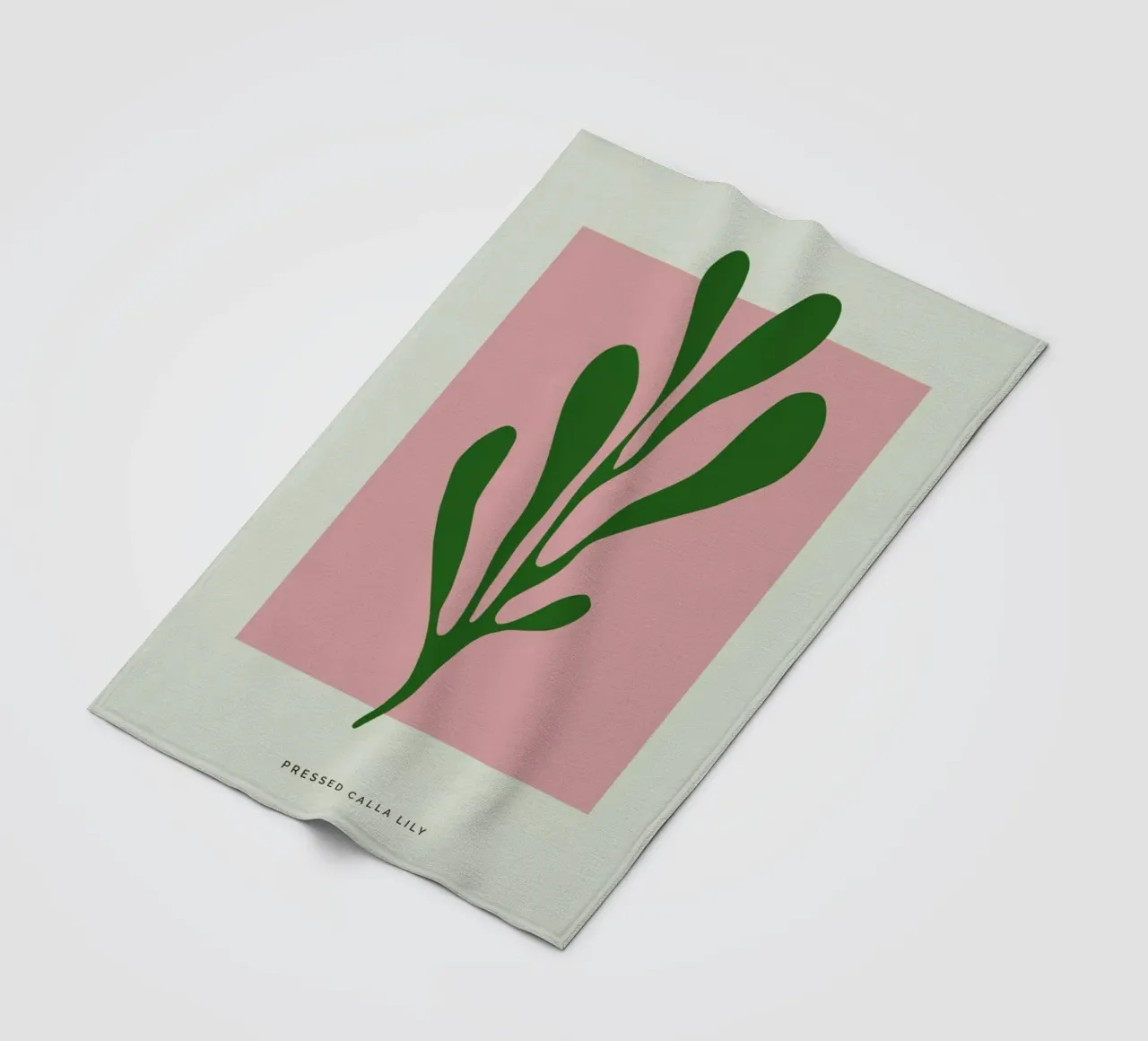 Pressed Calla Lily coperta in pile da Studio One