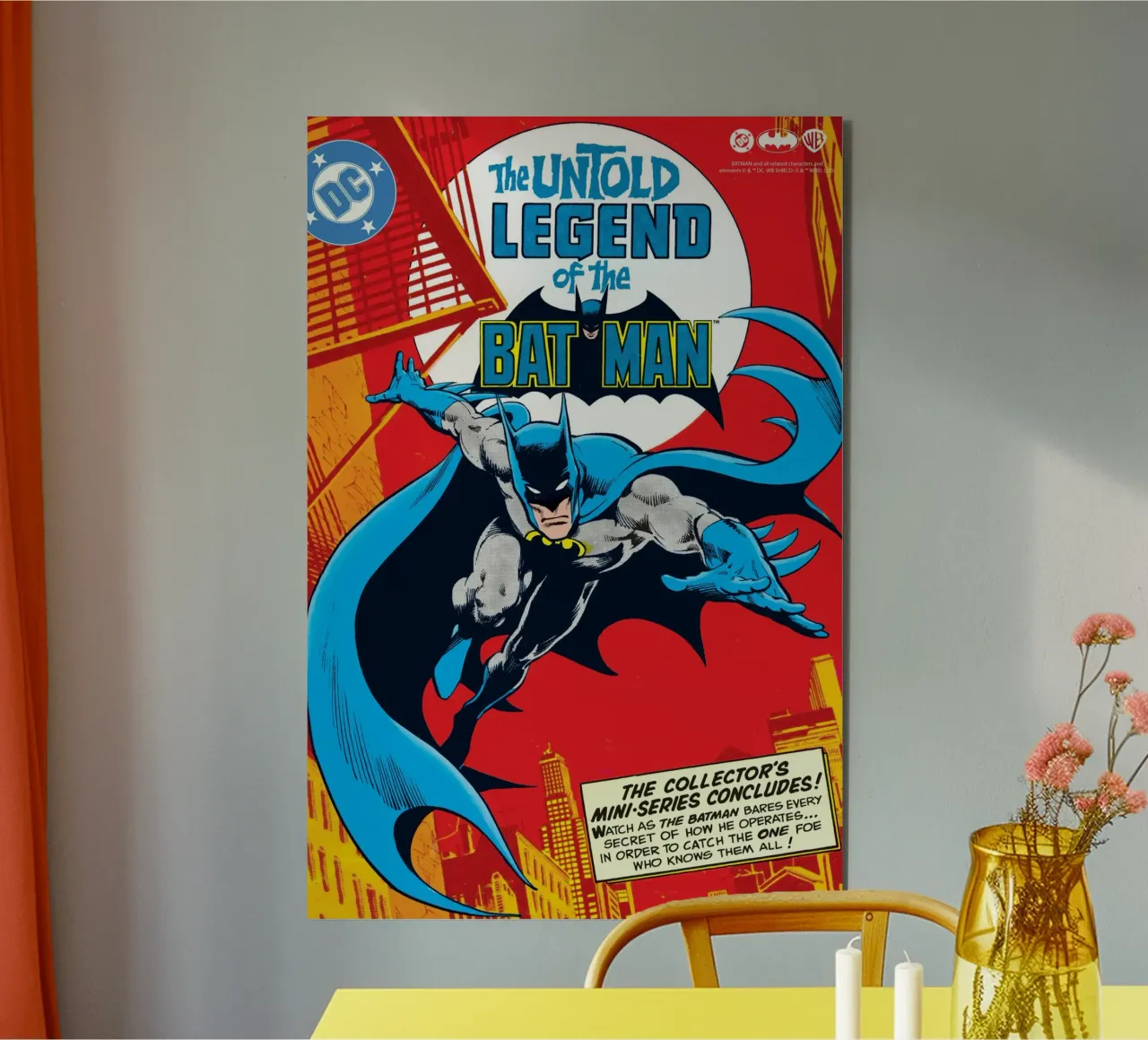 Batman - The Untold Legend alluminio dibond da Comic Covers by Warner Bros.