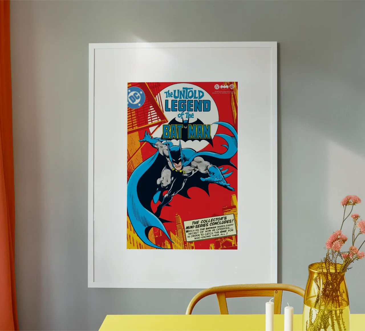 Batman - The Untold Legend carta hahnemühle da Comic Covers by Warner Bros.