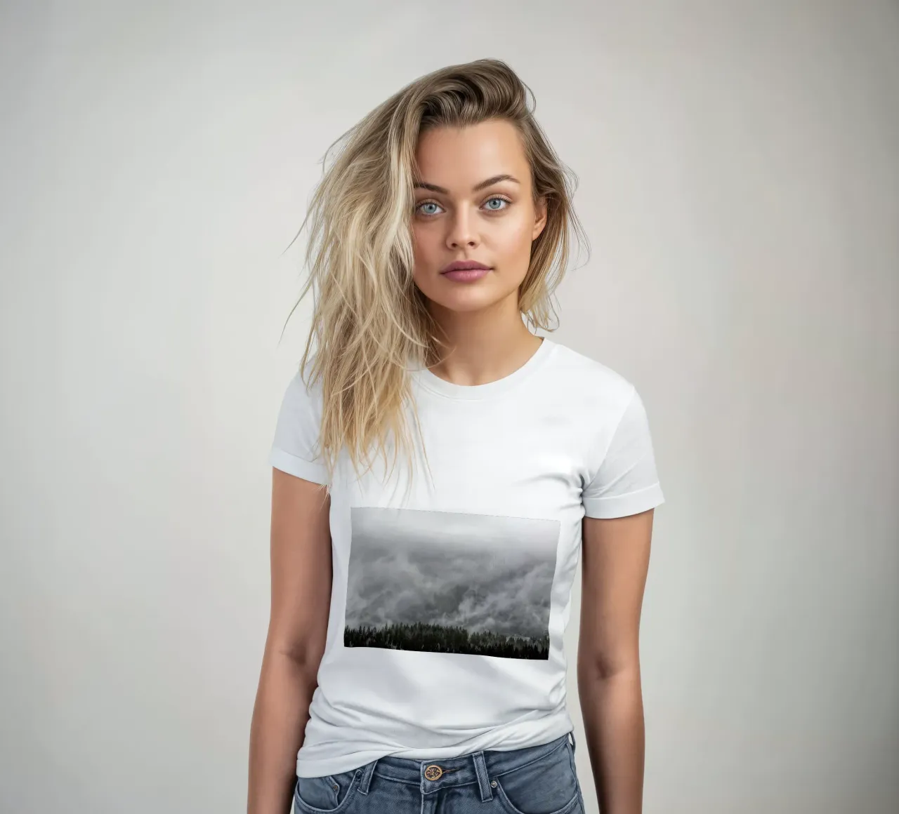 Alp With A View t-shirt da donna da Nur Mut