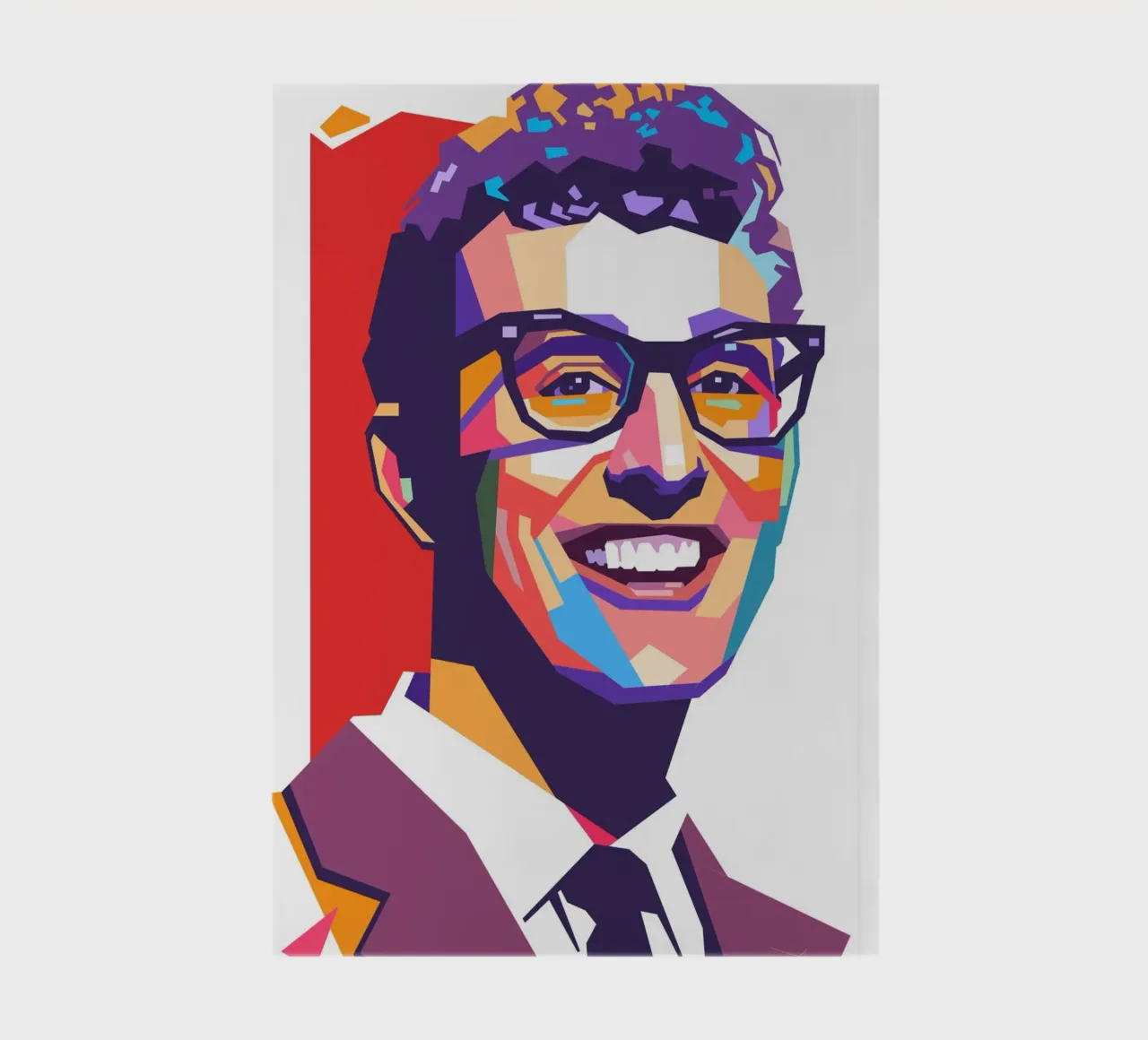 Buddy Holly pop art notebook by Hantamrata