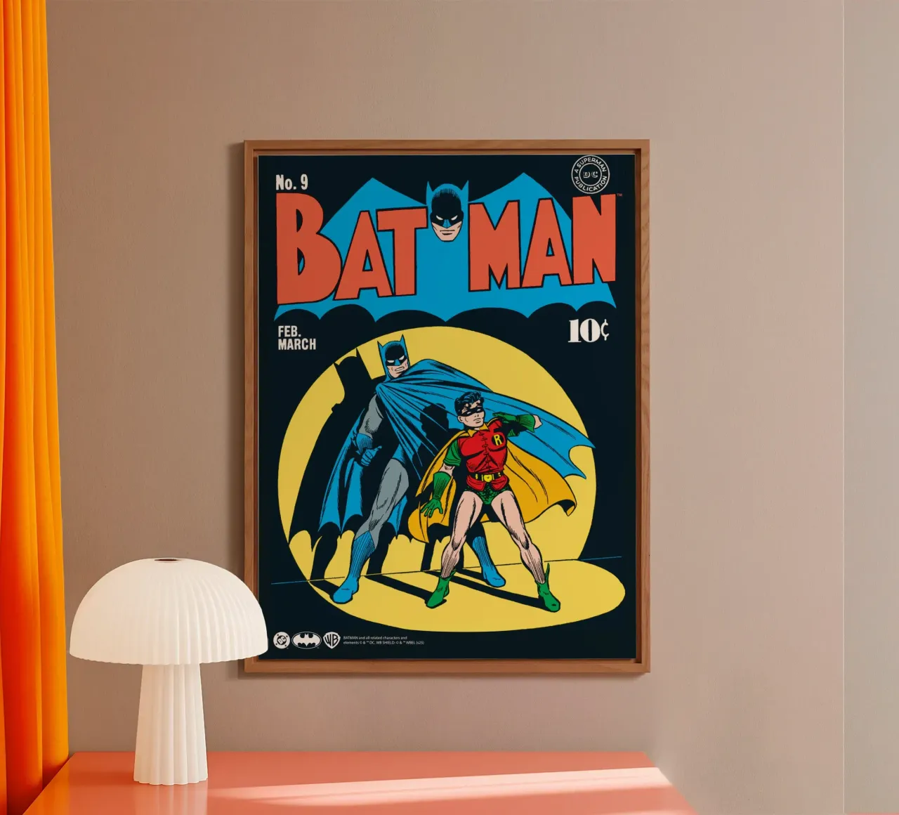 Batman No. 9 alluminio dibond da Comic Covers by Warner Bros.