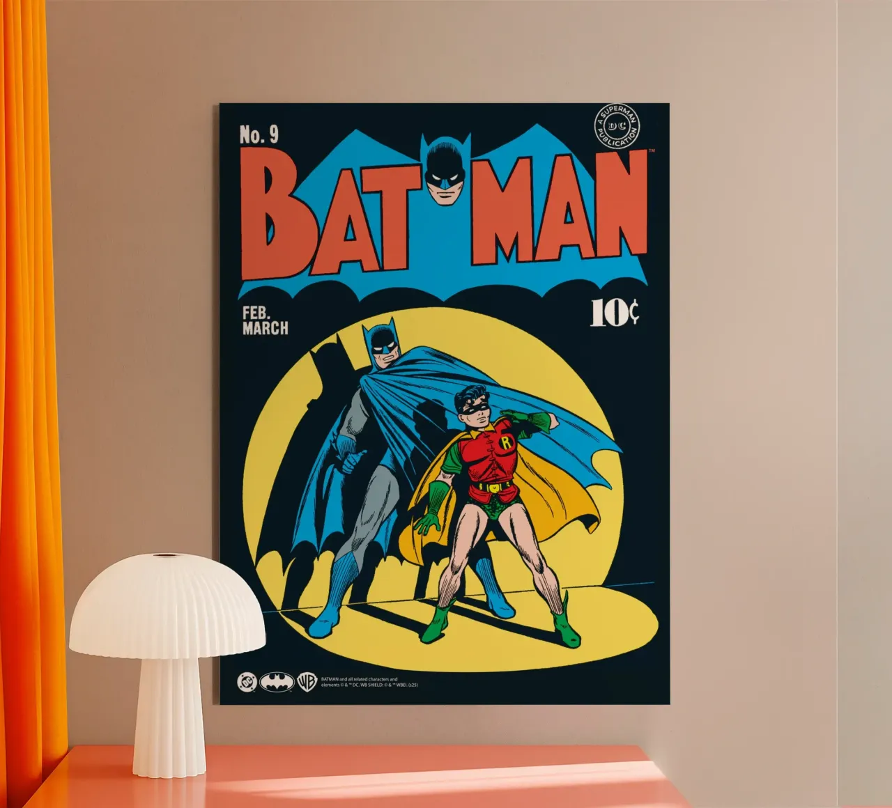 Batman No. 9 alluminio dibond da Comic Covers by Warner Bros.