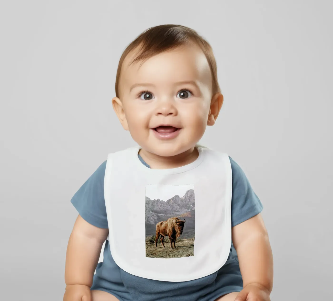 Early Riser baby bib by Natural Kingdom