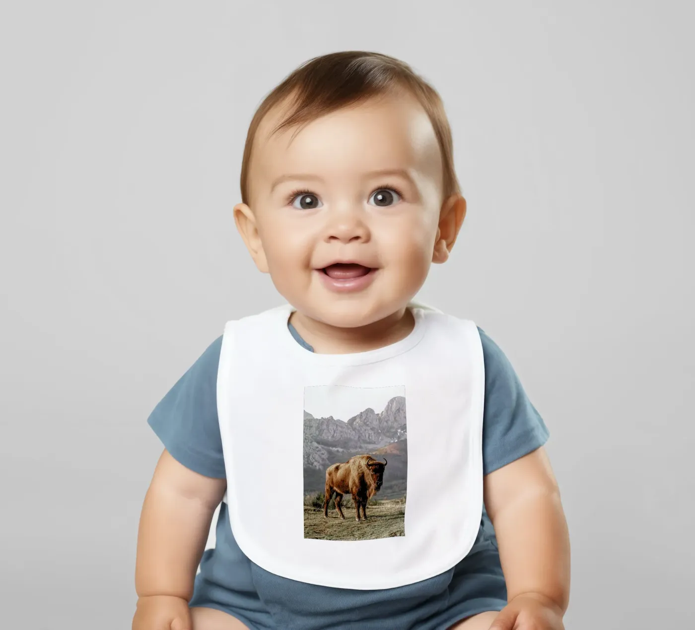 Early Riser baby bib by Natural Kingdom