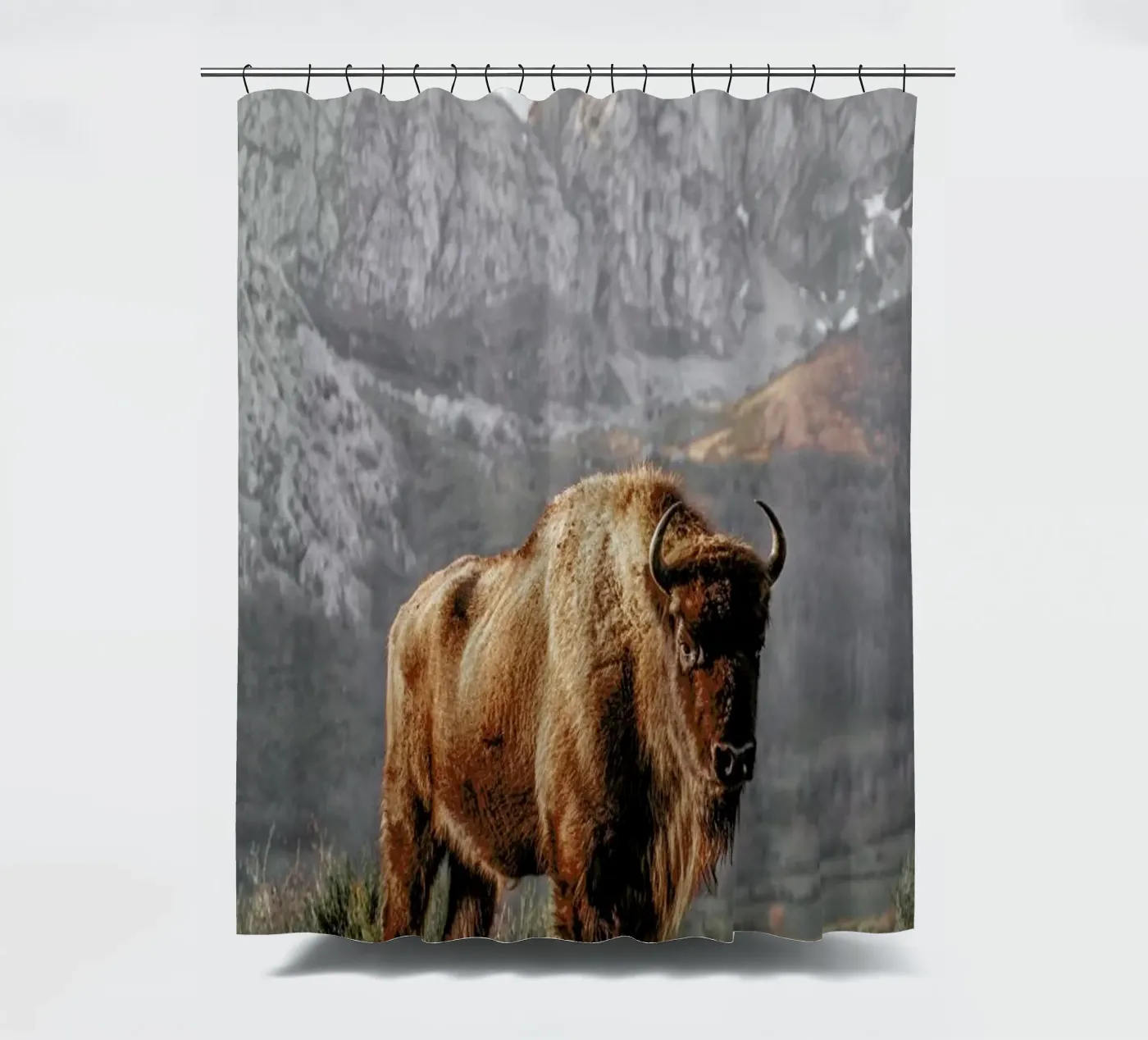 Early Riser shower curtain by Natural Kingdom