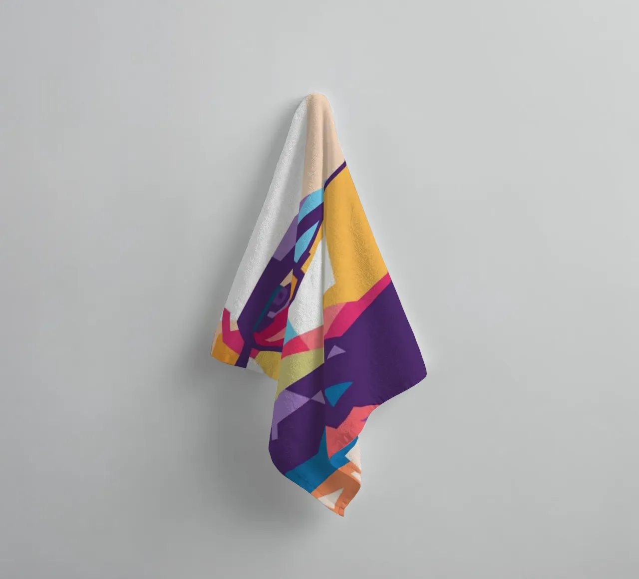 Ludwig Eduard Boltzmann pop art portrait towel by Hantamrata