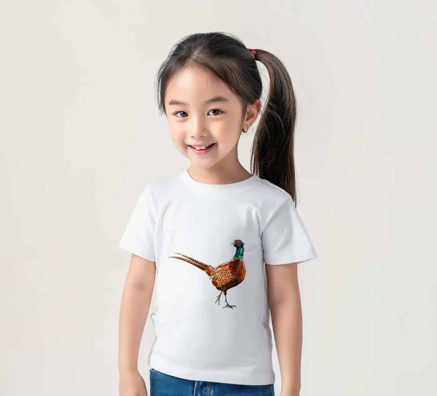 Pheasant t-shirt bambini da Femke Zwaan