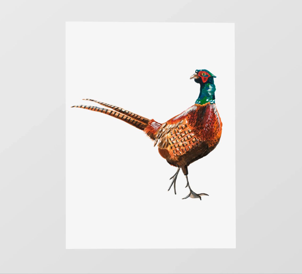 Pheasant pellicola backlit da Femke Zwaan
