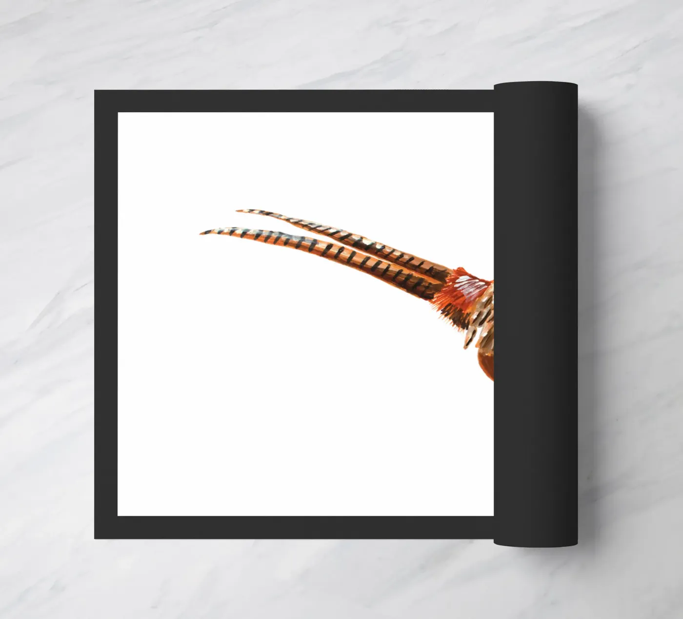 Pheasant Fußmatte von Femke Zwaan