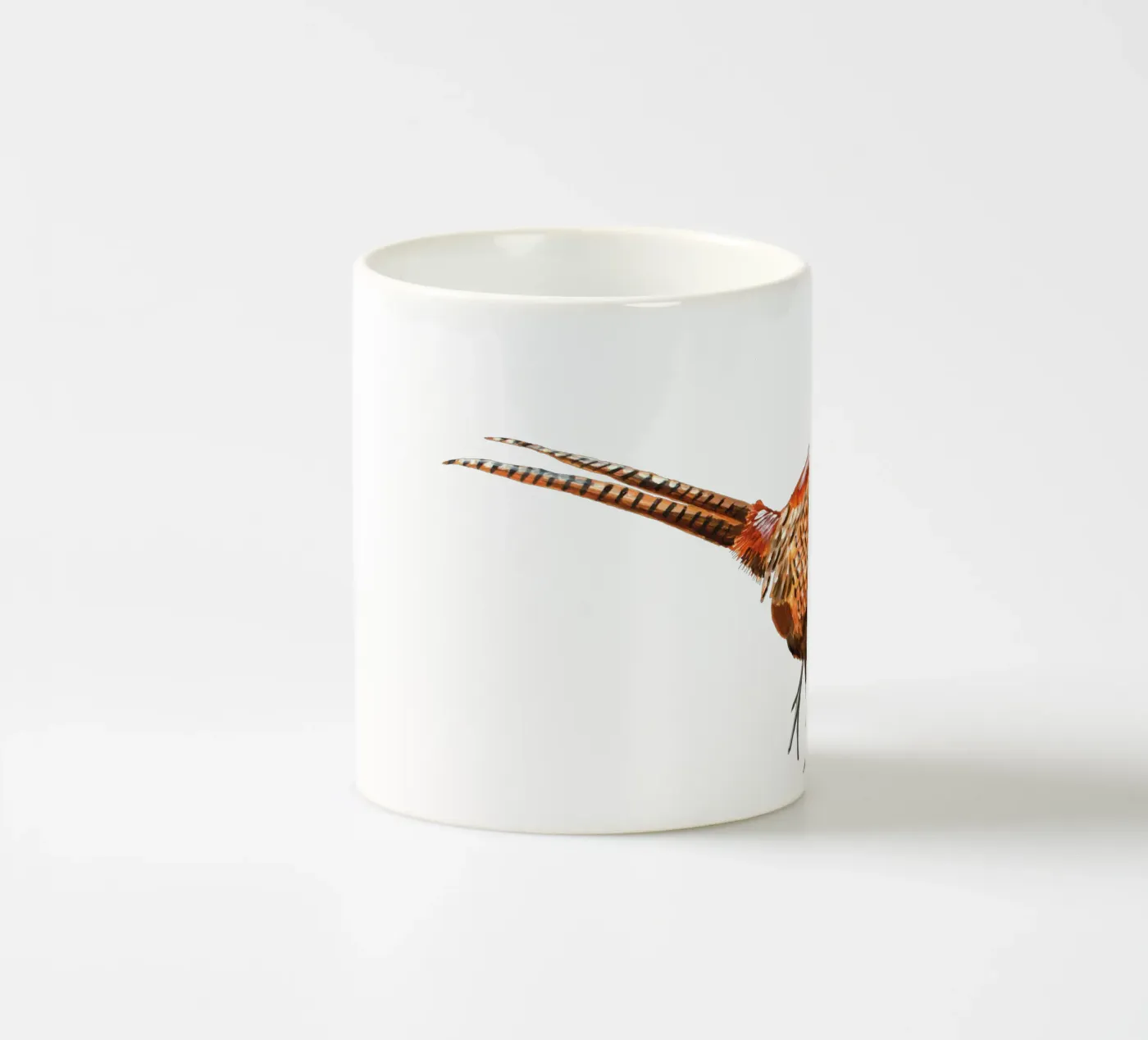 Pheasant ceramic mug by Femke Zwaan