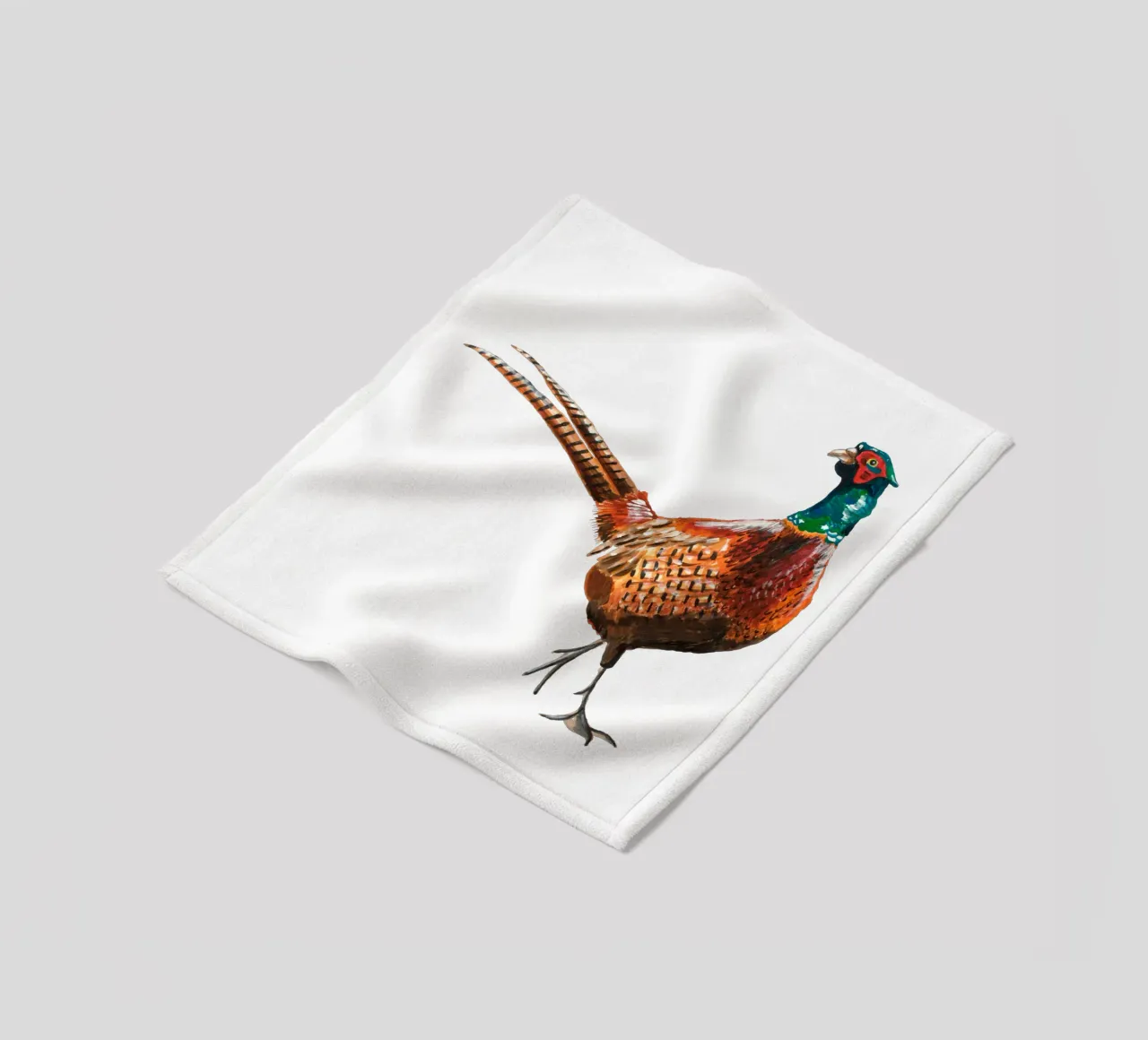 Pheasant Fleecedecke von Femke Zwaan