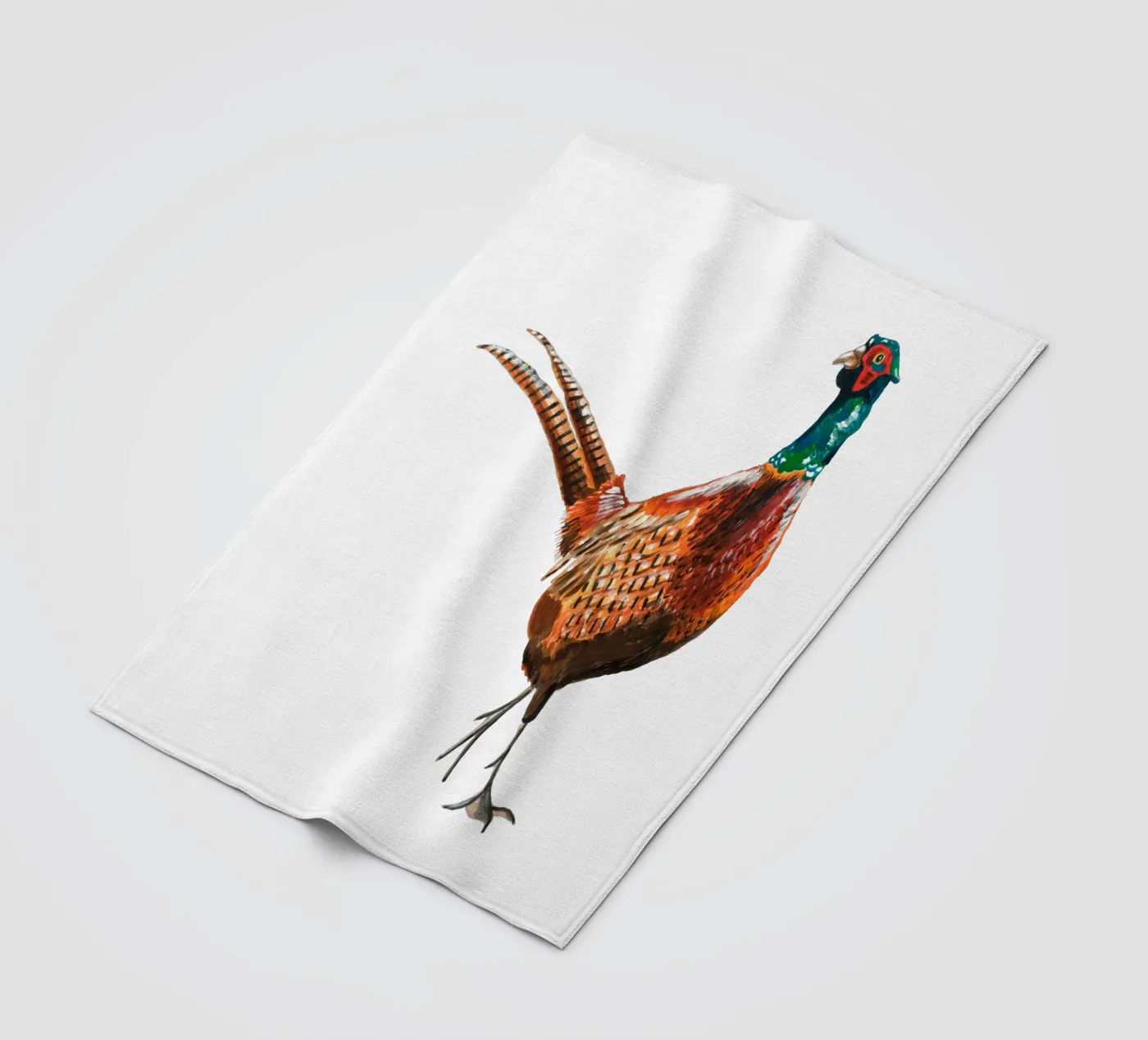 Pheasant fleecedeken van Femke Zwaan