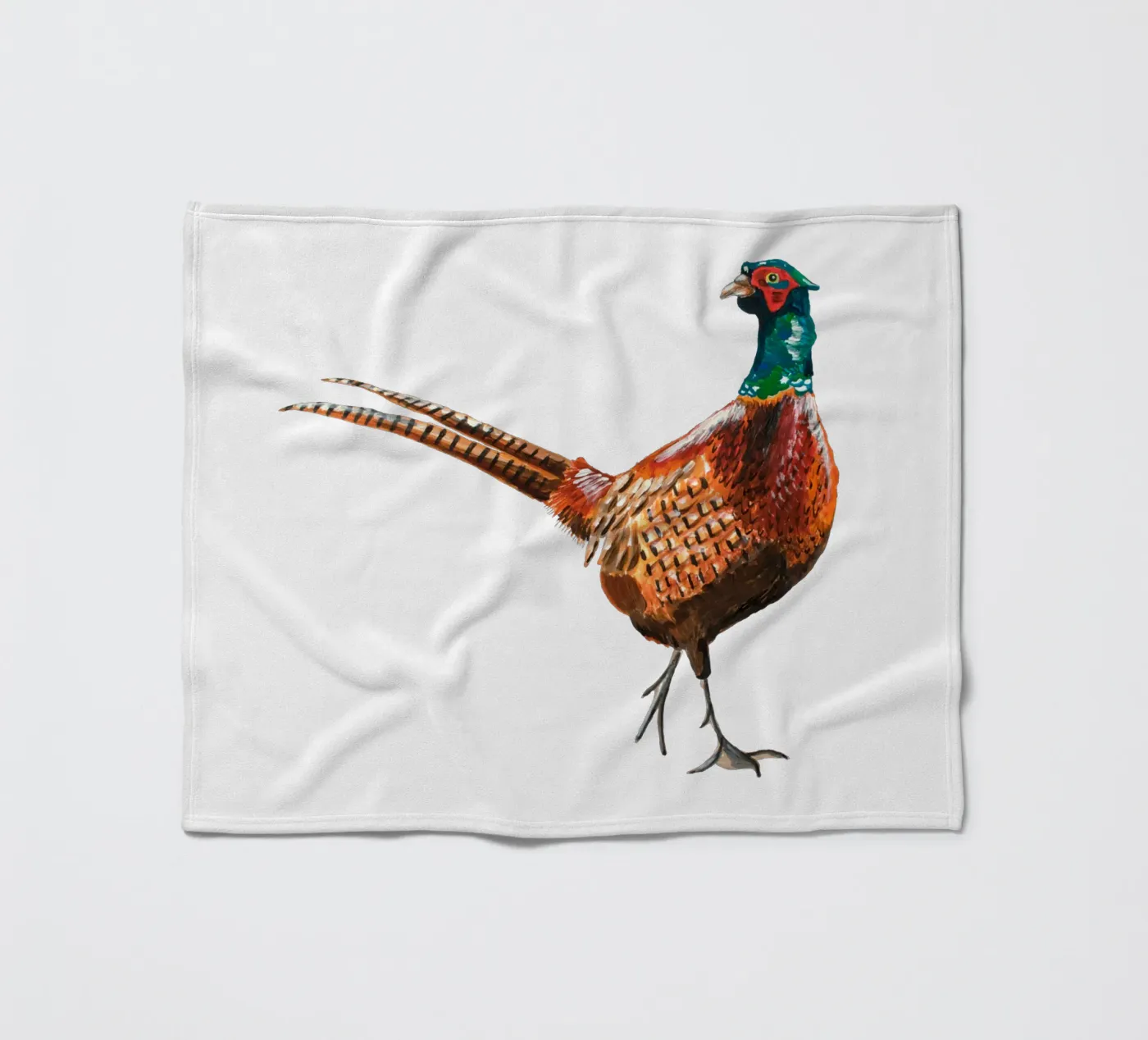 Pheasant fleecedeken van Femke Zwaan