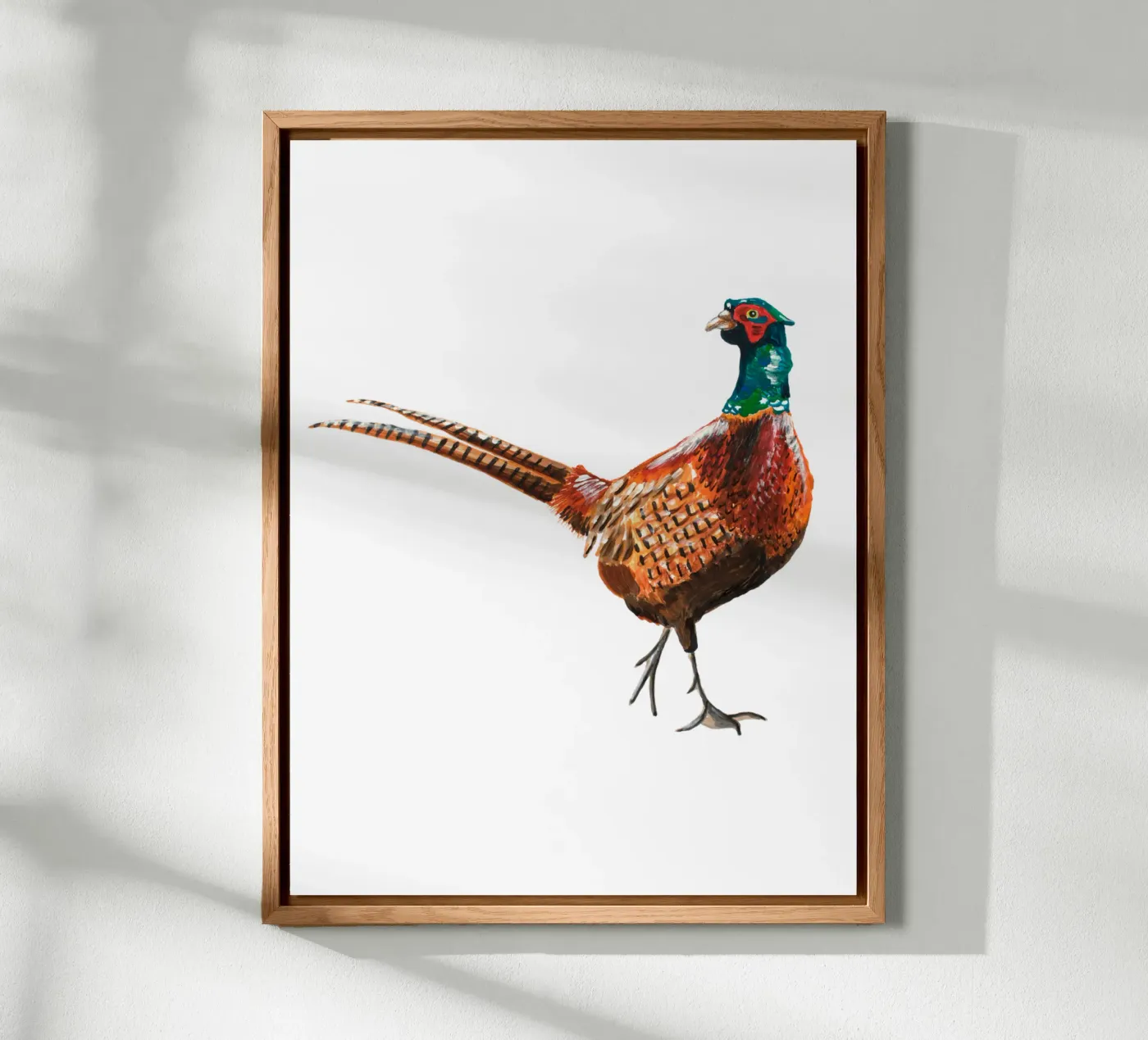 Pheasant forex plate by Femke Zwaan