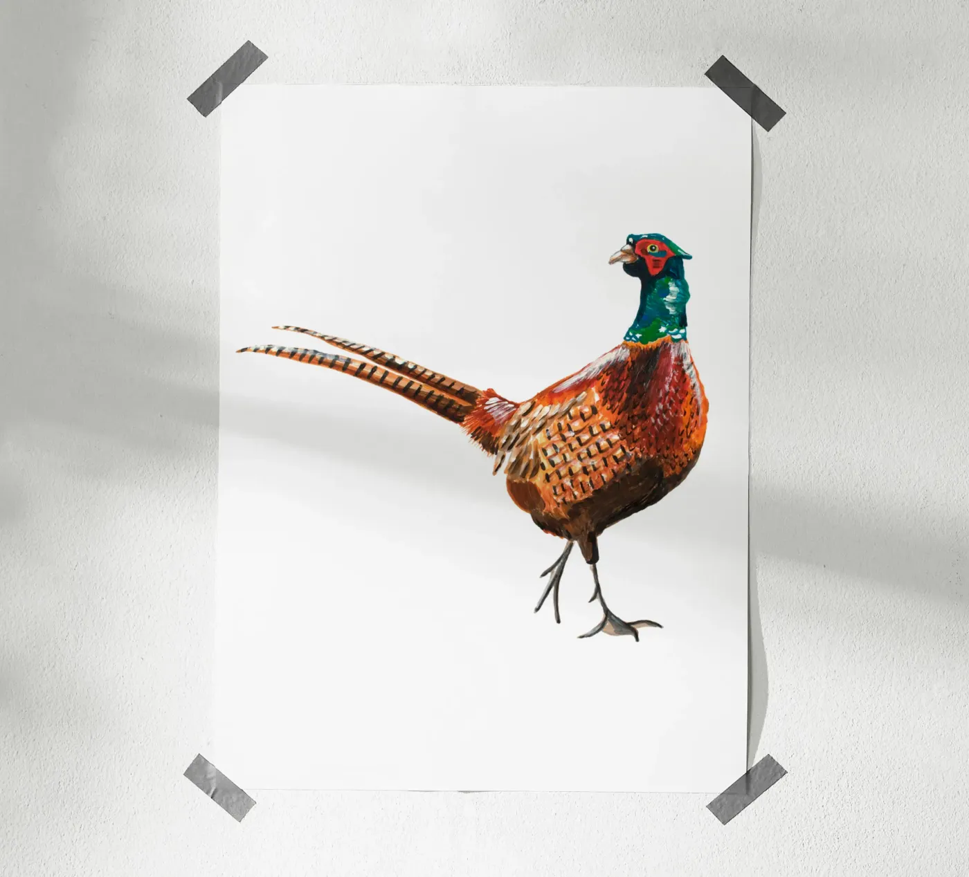 Pheasant Poster von Femke Zwaan