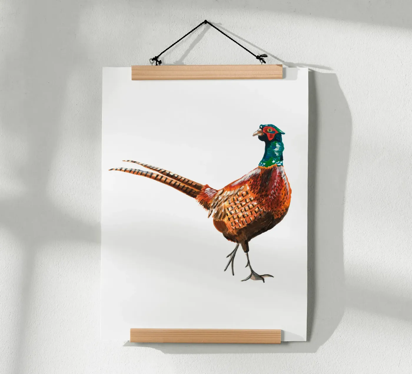 Pheasant poster van Femke Zwaan